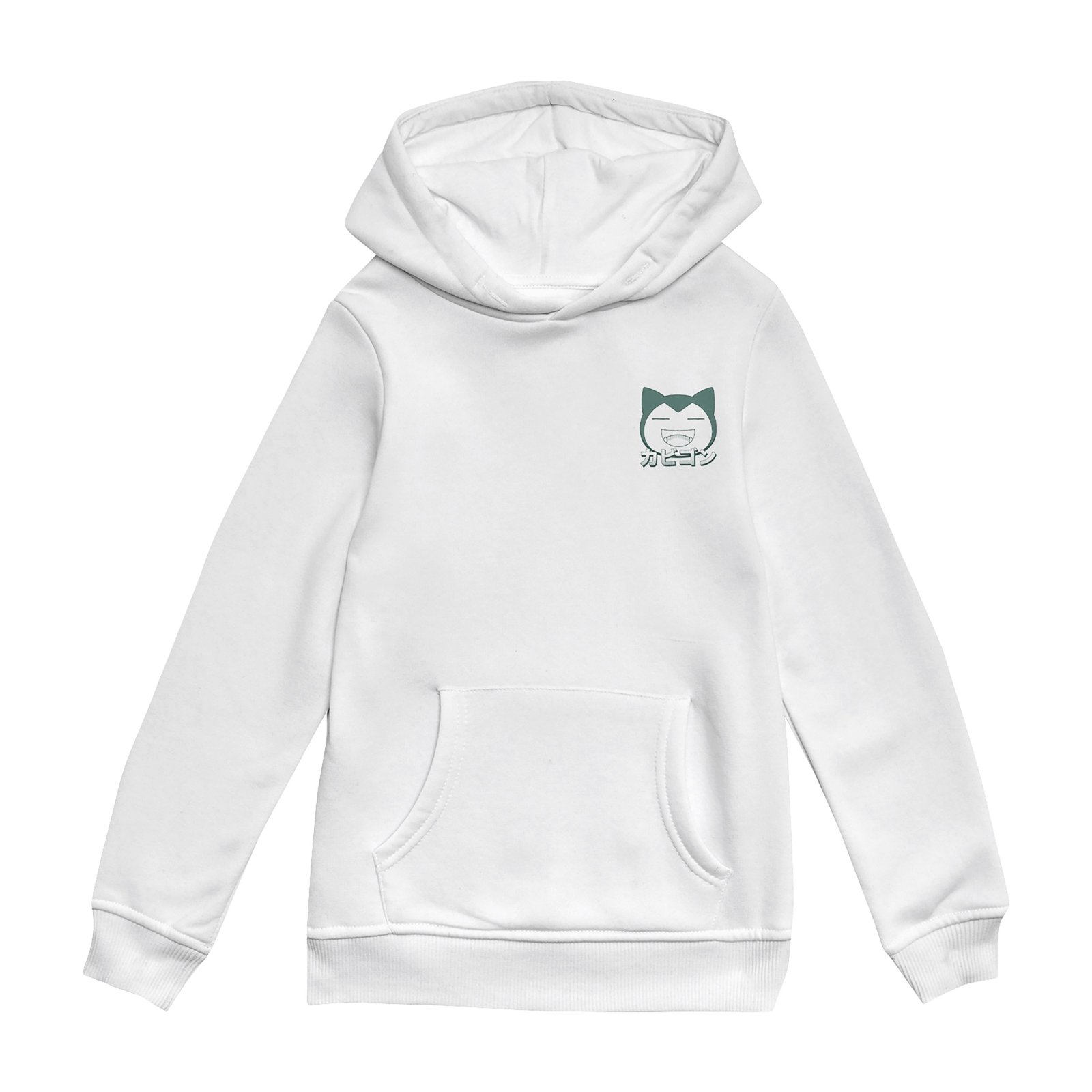 Pokemon Snorlax Kids' Hoodie - White - 9-10 Years - ecru marl