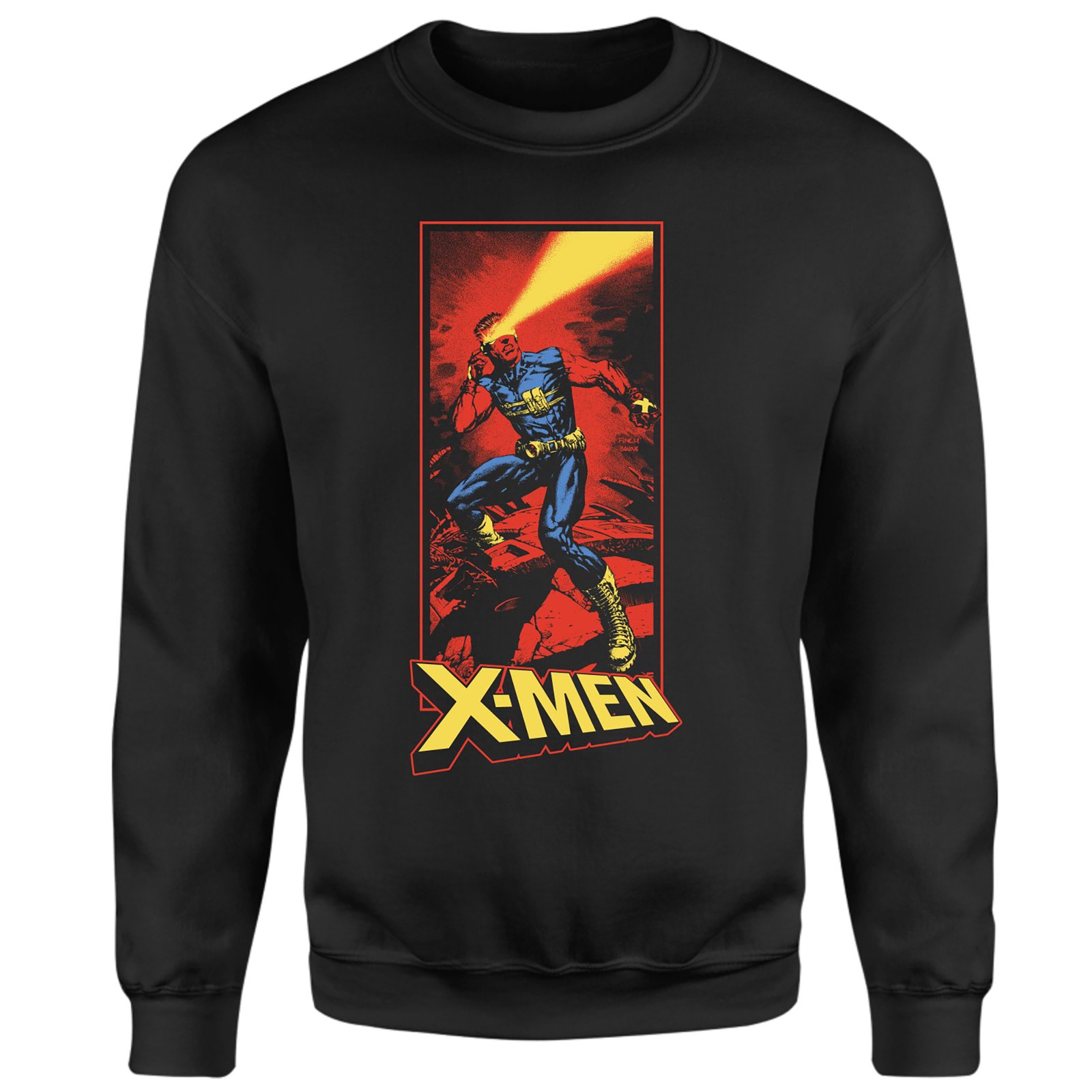 X-Men Cyclops Energy Beam Sweatshirt - Black - S - Black