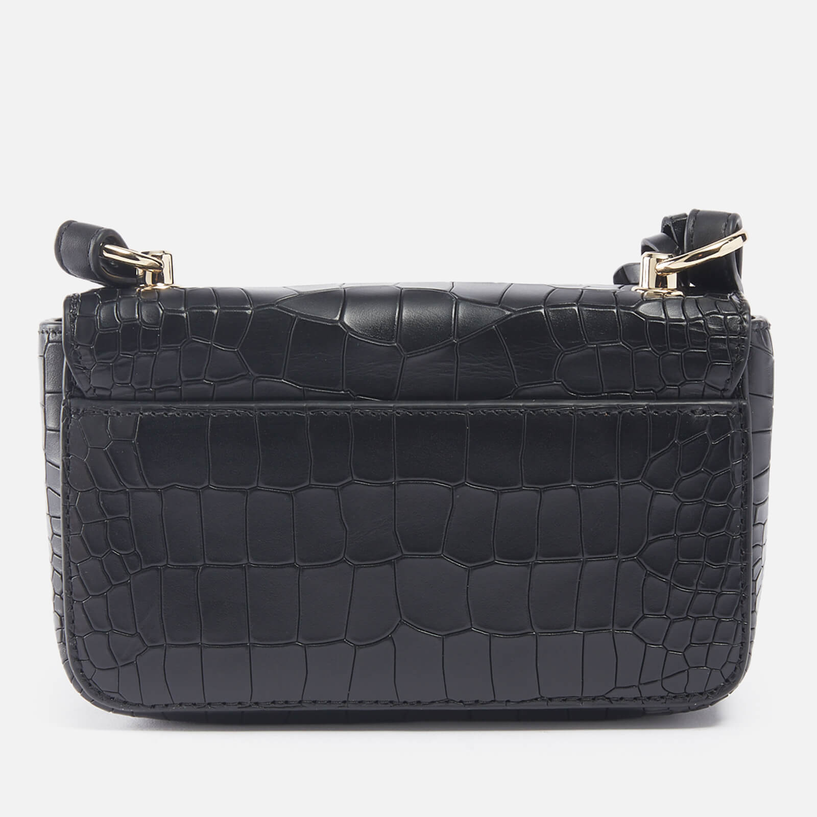 radley hanley close croc-effect leather mini flapover crossbody bag