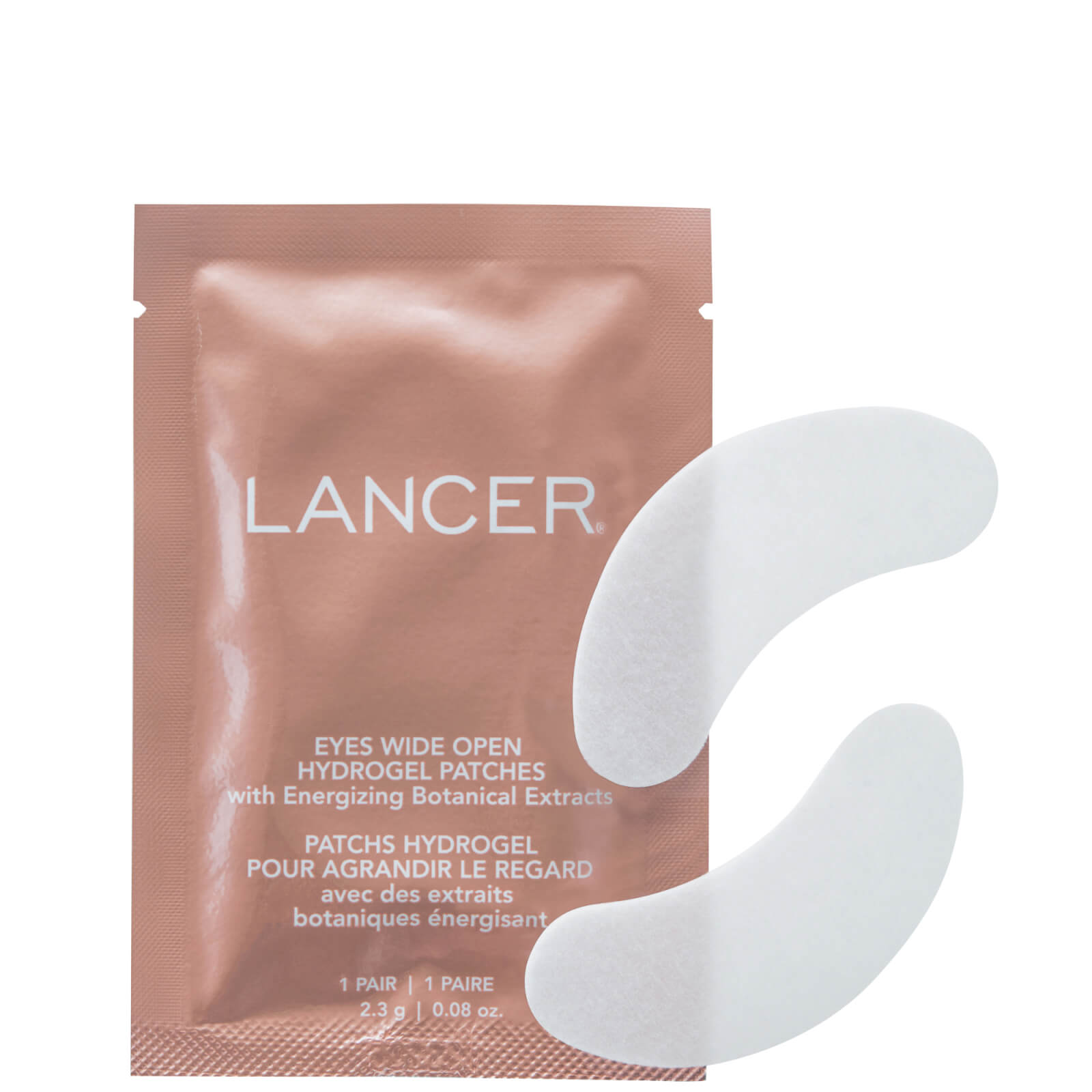 Lancer Skincare Eyes Wide Open Hydrogel Eye Patches In White