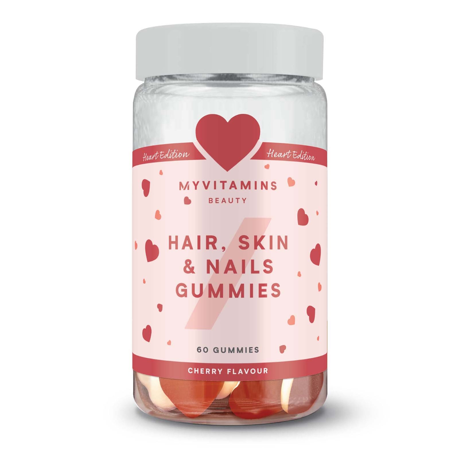 myvitamins UK Myvitamins Hair, Skin and Nails Gummies - 60gummies - Cherry
