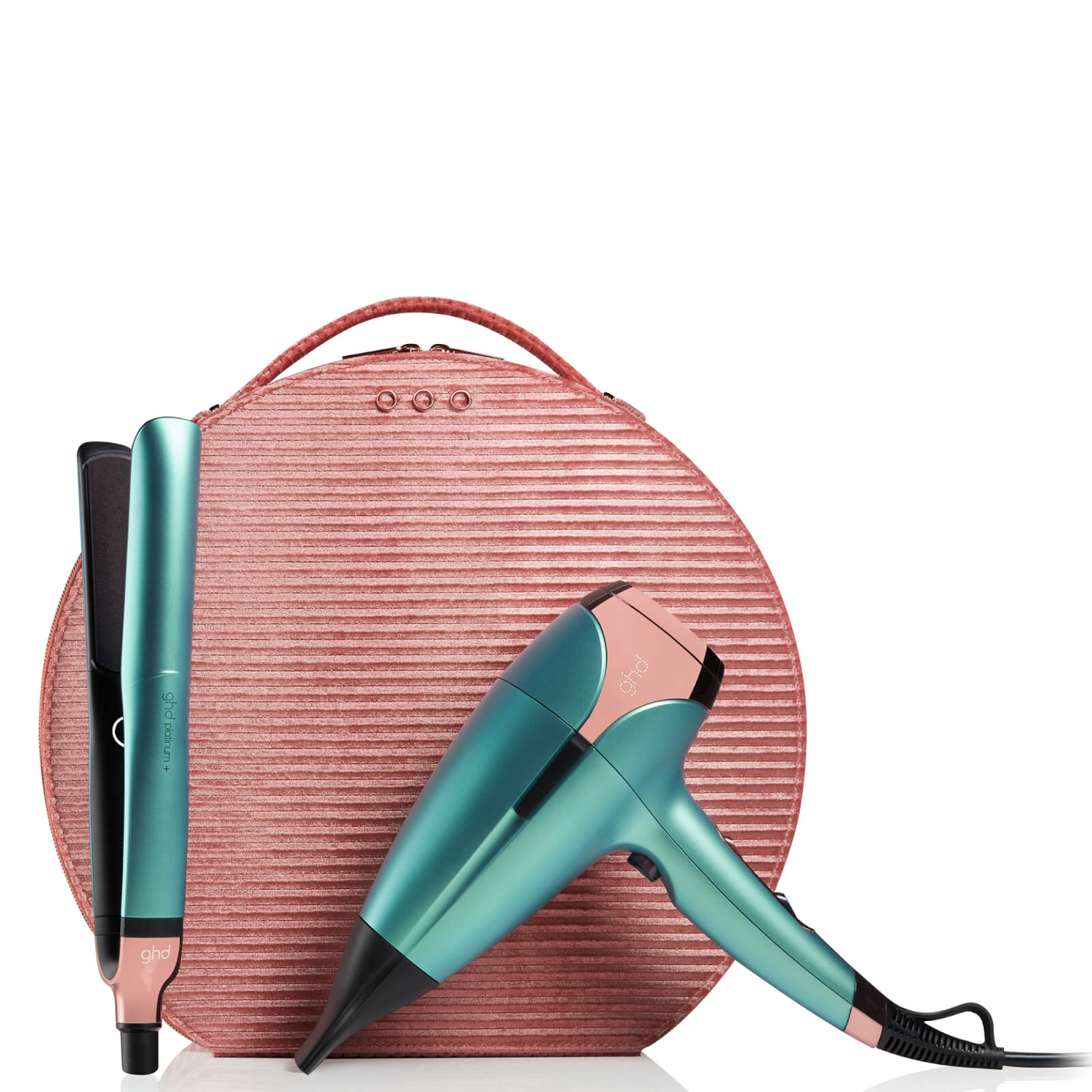 

ghd Platinum+ and Helios Limited Edition Hair Straightener and Hair Dryer - Alluring Jade