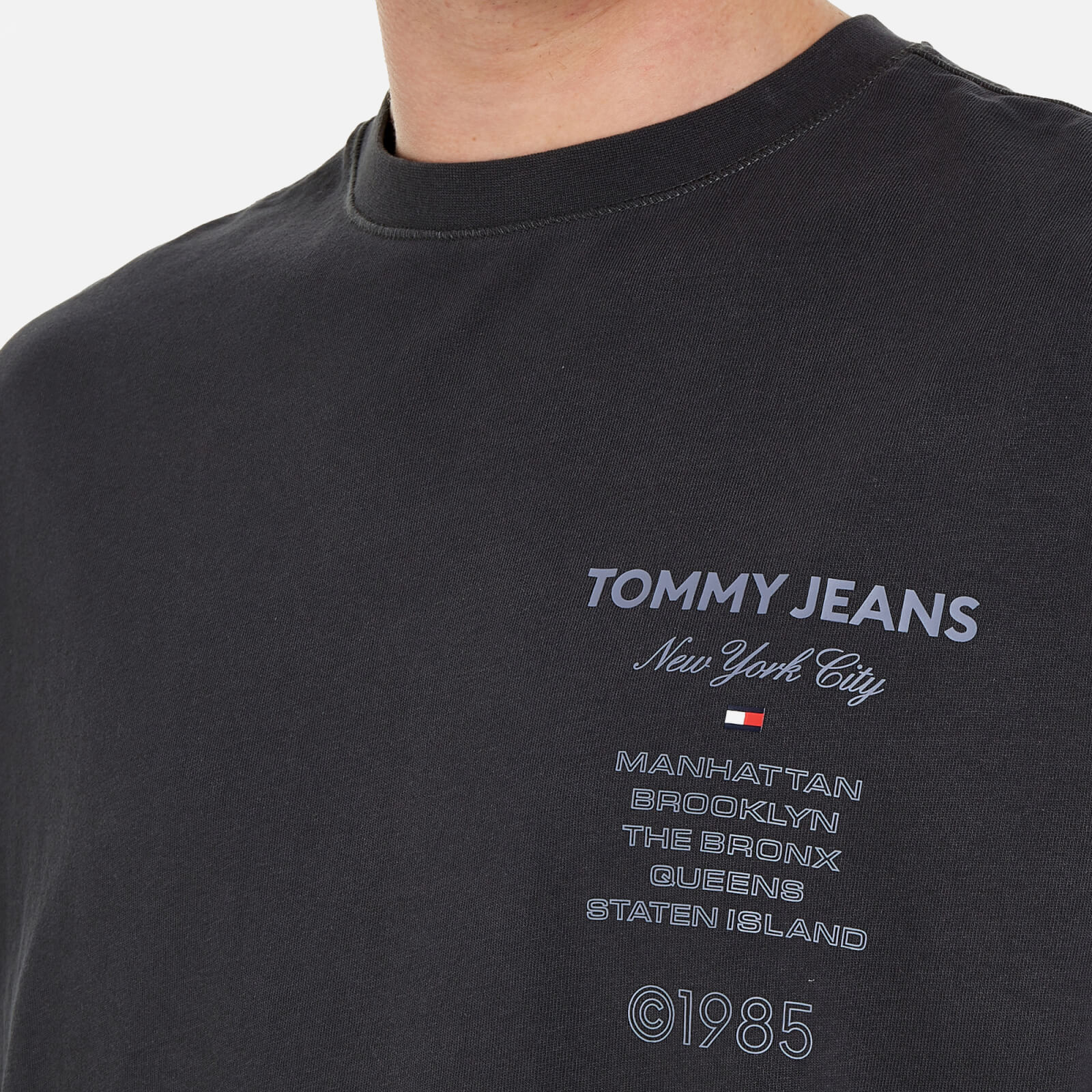 tommy jeans nyc 1985 cities cotton-jersey t-shirt - s