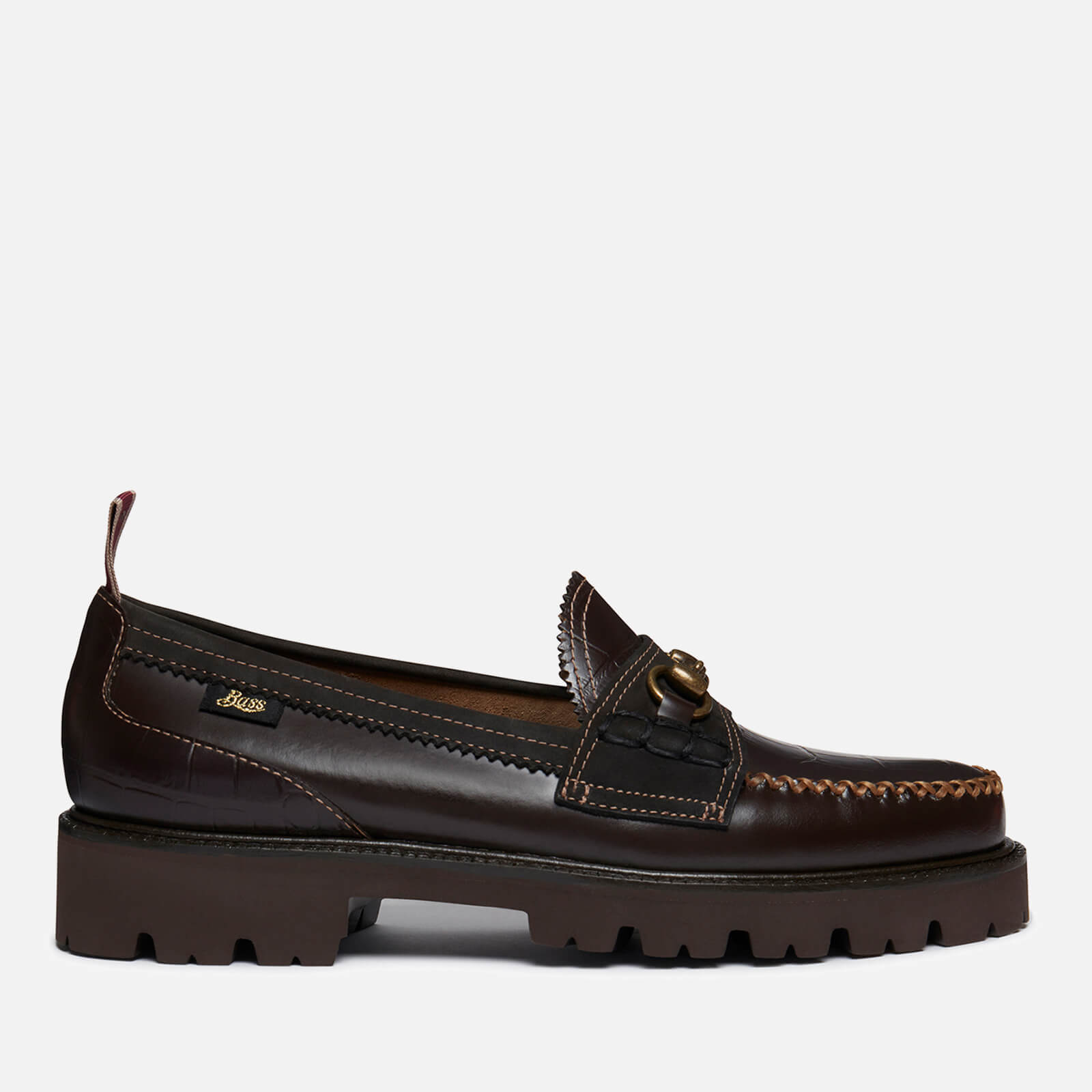 G.H Bass & Co x Nicholas Daley Men’s Super Lug Lincoln Leather Loafers