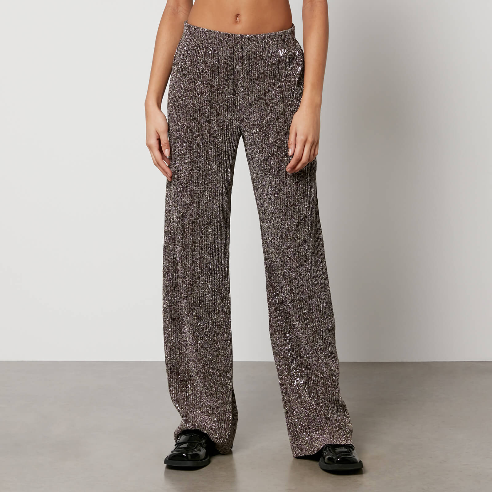 Stine Goya Markus Woven Sequined Lurex Trousers - XXS