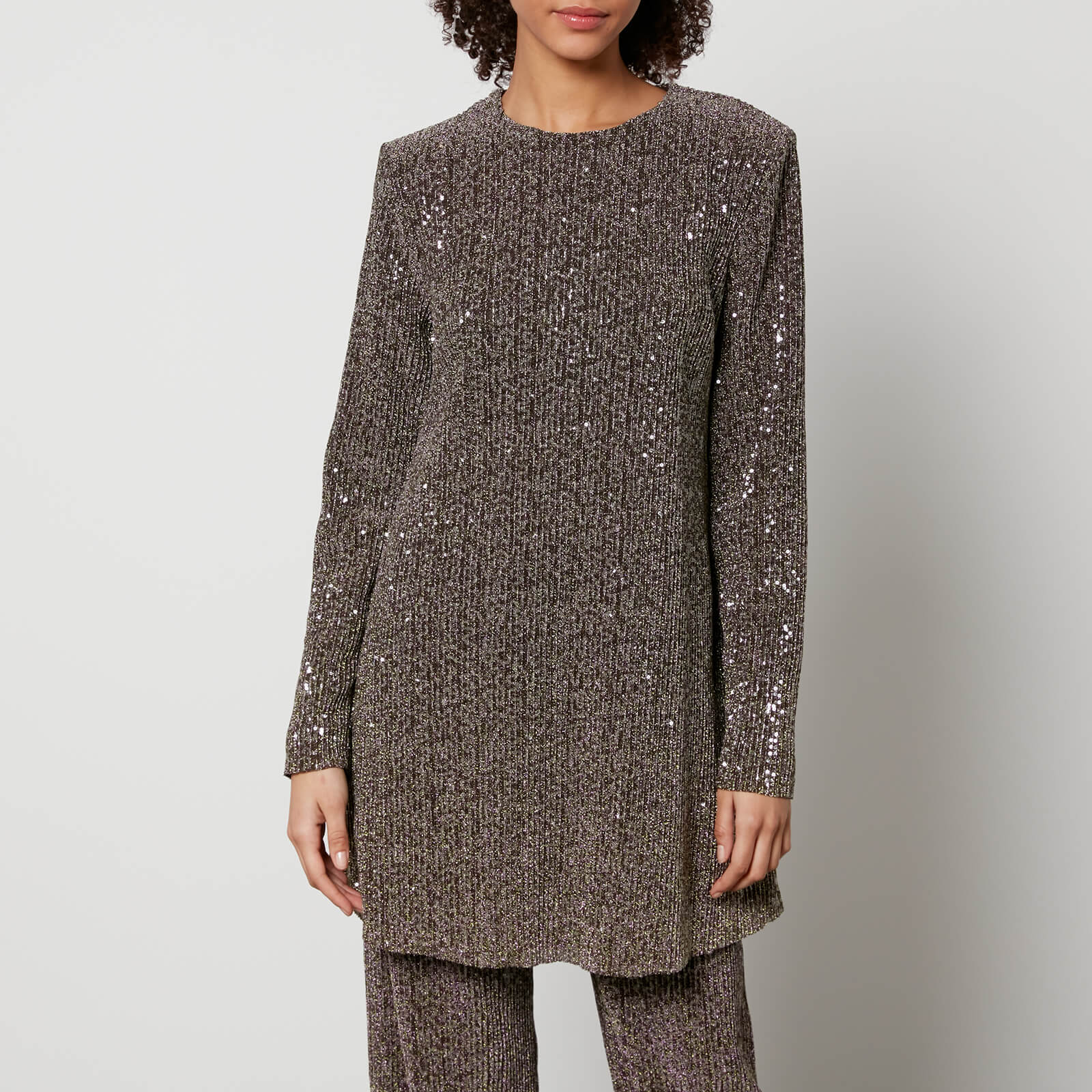 Stine Goya Odis Sequined Lurex Tunic Dress - XS