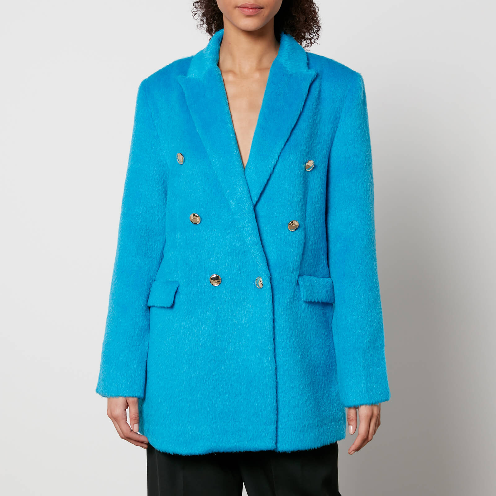 Stine Goya Theo Faux Fur Woven Blazer - XXS