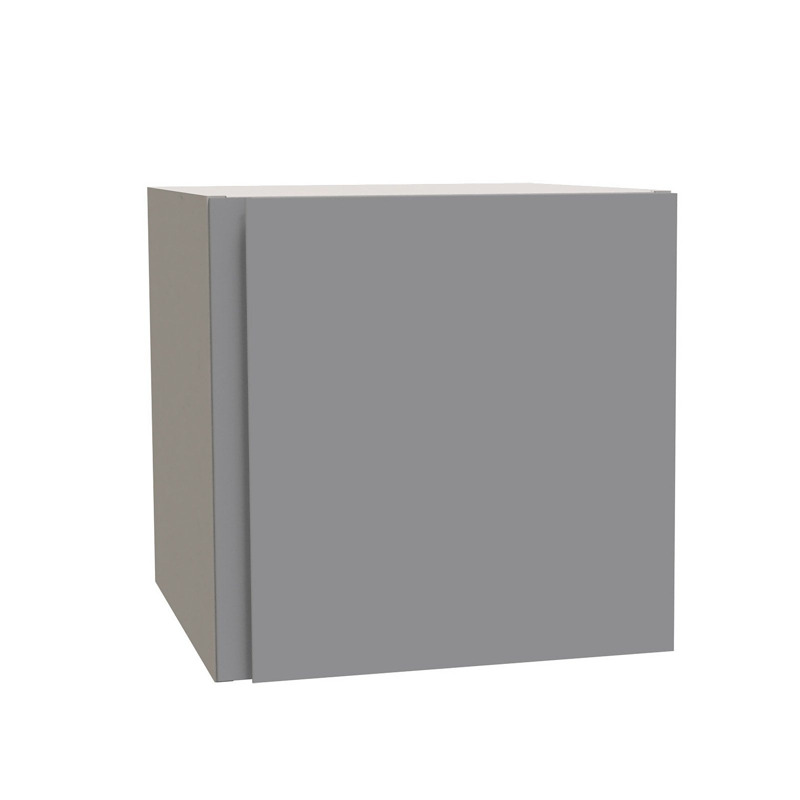 House Beautiful Escape Single Bridging Unit, Grey Carcass, Gloss Grey Handleless Door (W)450mm x (H)450mm thumbnail