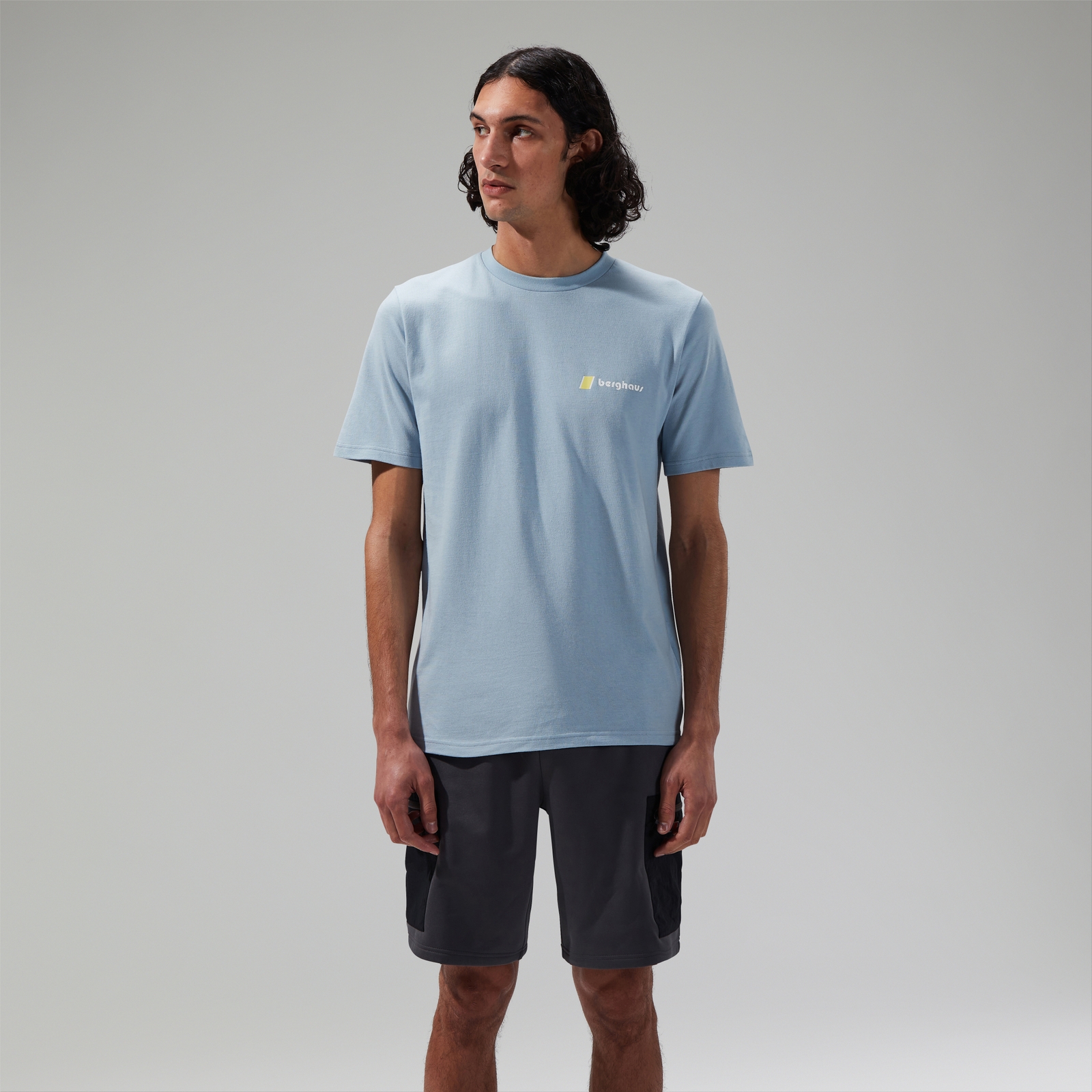 Berghaus Unisex Natural Grit Short Sleeve T-Shirt Blue