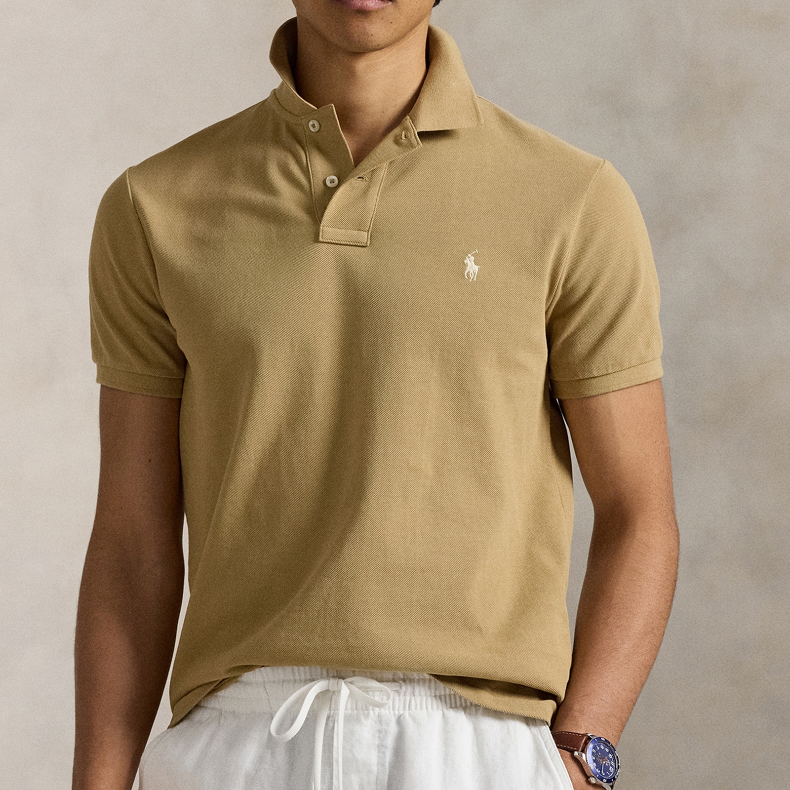 Polo Ralph Lauren Custom Cotton-Piqué Polo Shirt - XXL