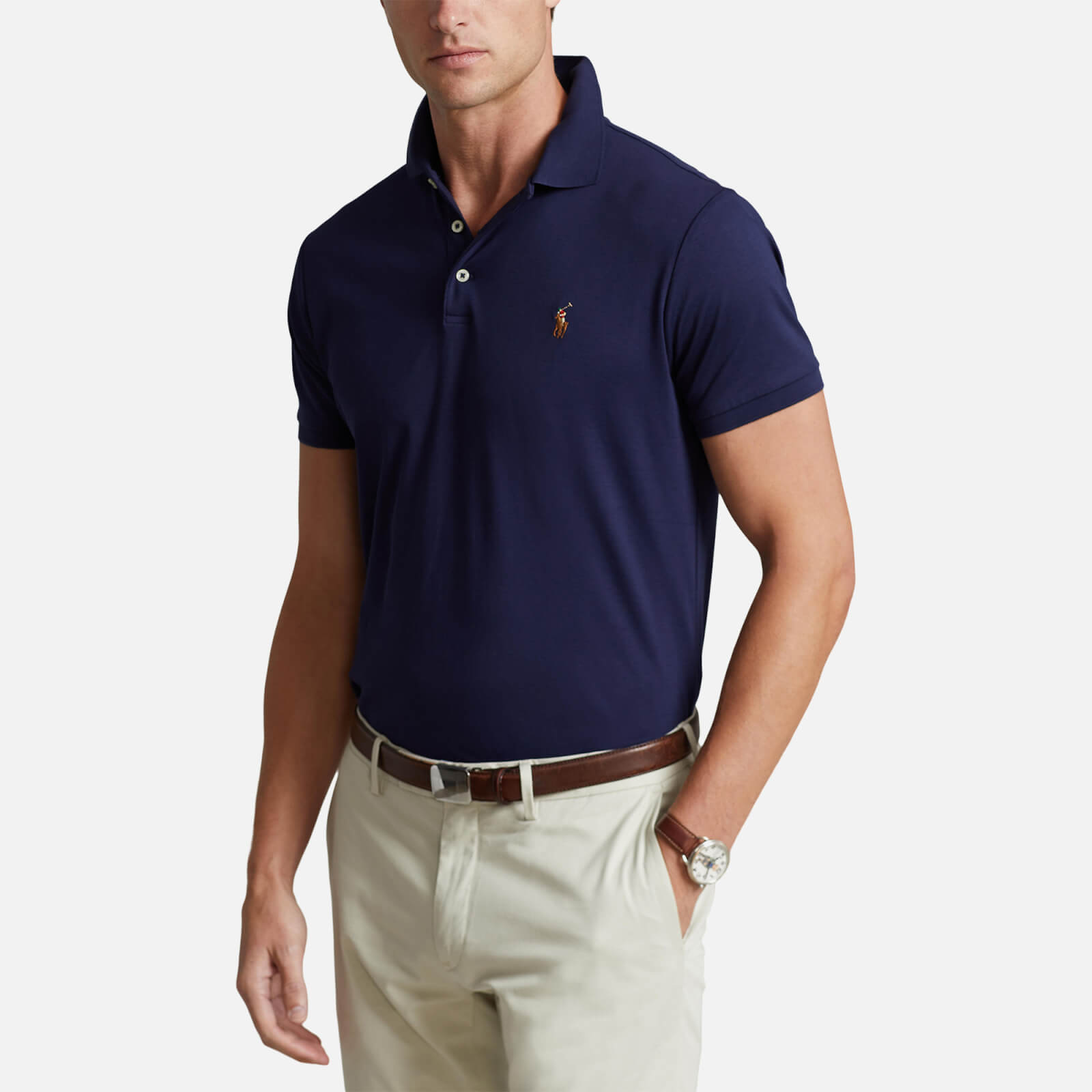Polo Ralph Lauren Custom Slim-Fit Cotton-Pique Polo Shirt