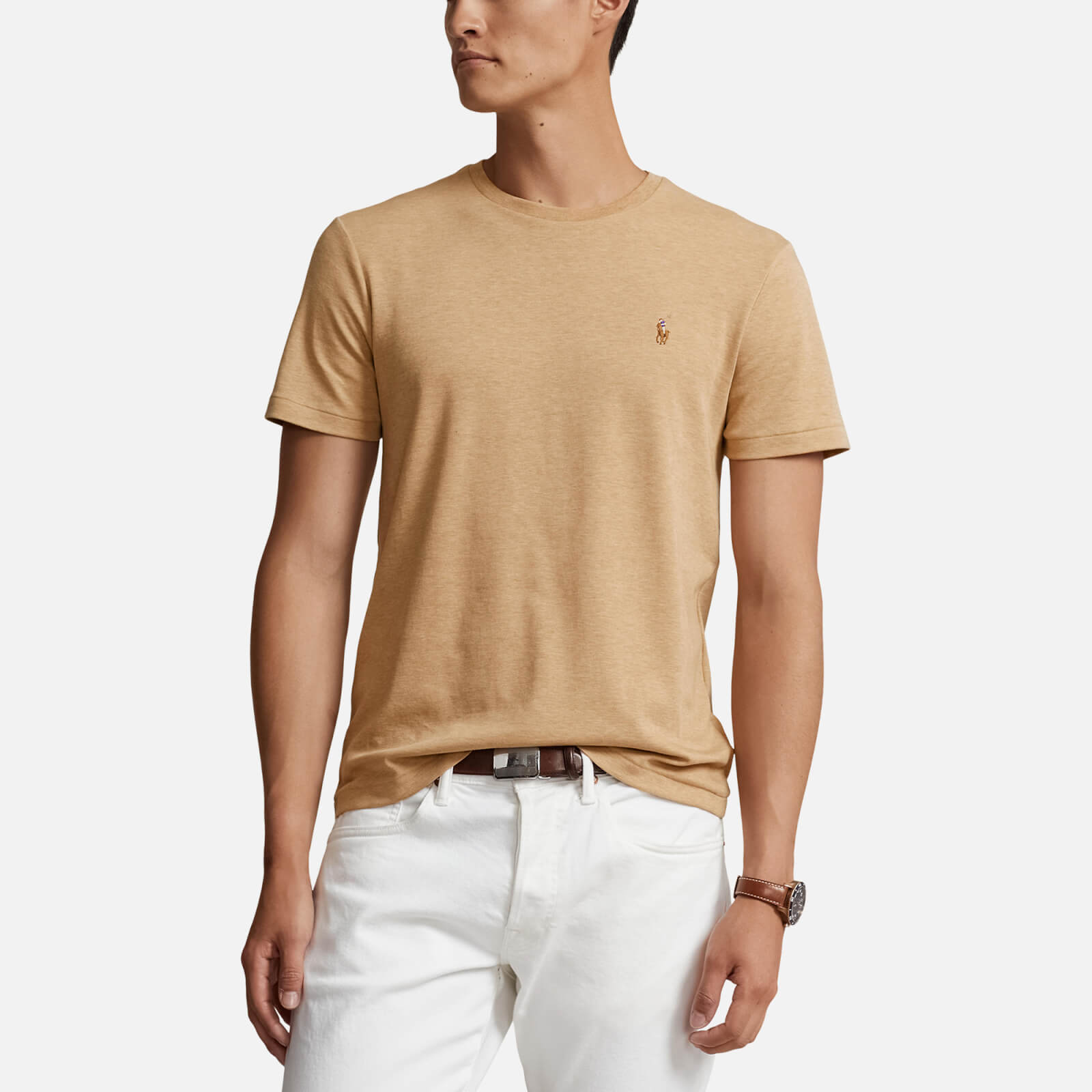 polo ralph lauren custom slim-fit cotton t-shirt - s