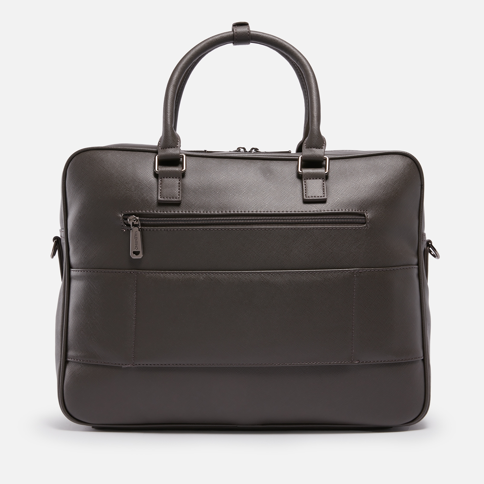 valentino ivan recycled faux leather briefcase