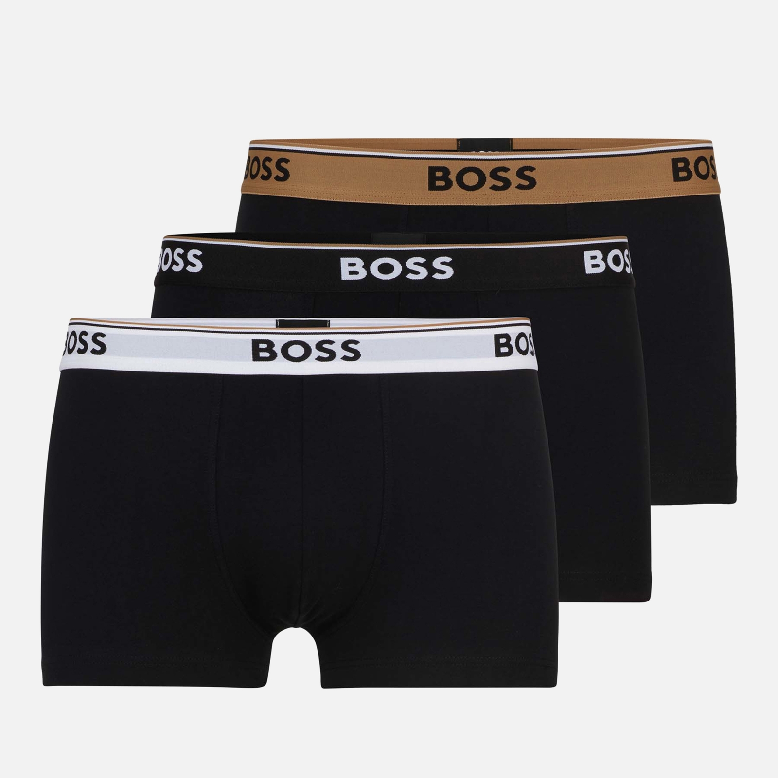BOSS Bodywear 3-Pack Stretch-Cotton Trunk Boxer Shorts