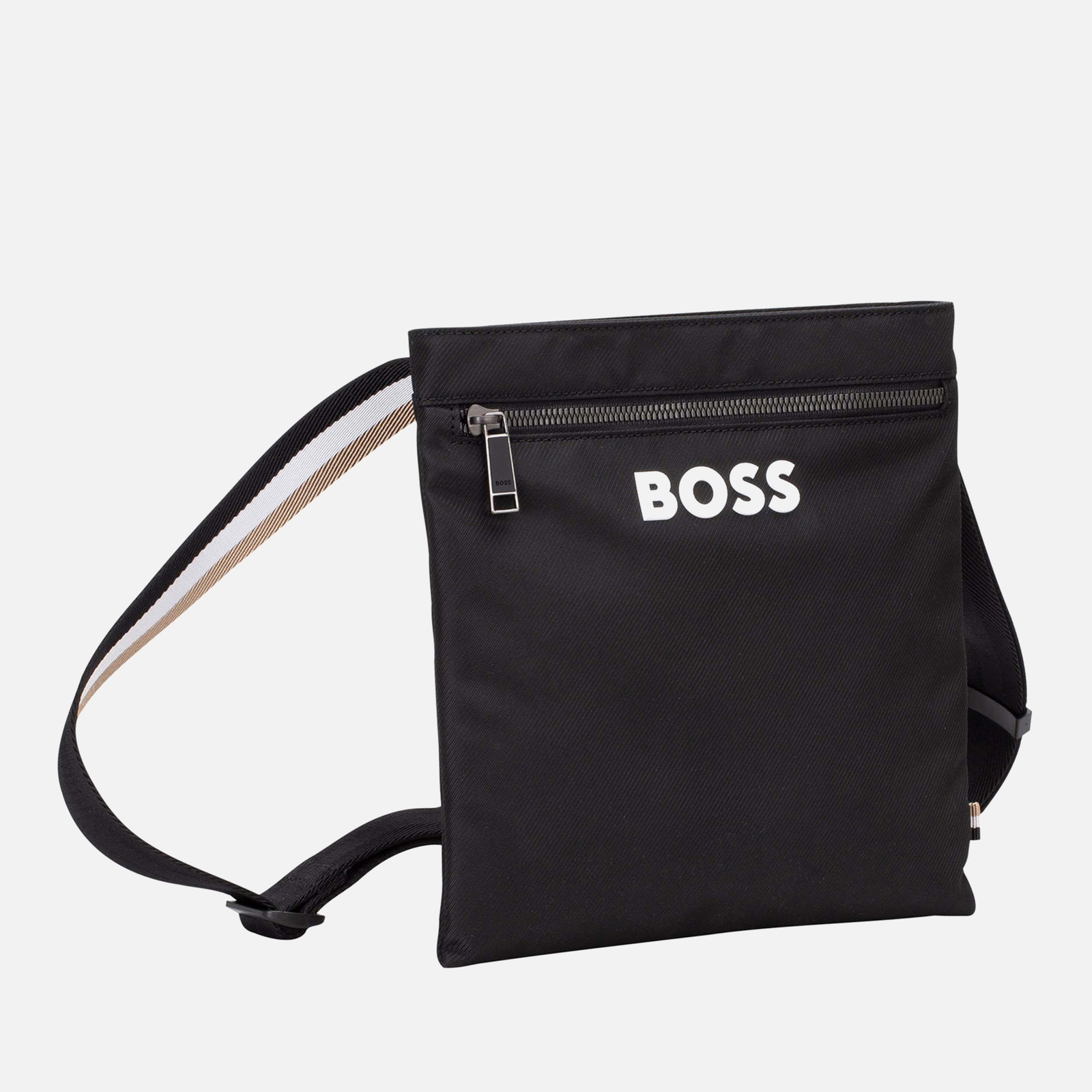 BOSS Catch Envelope Canvas Messenger Bag