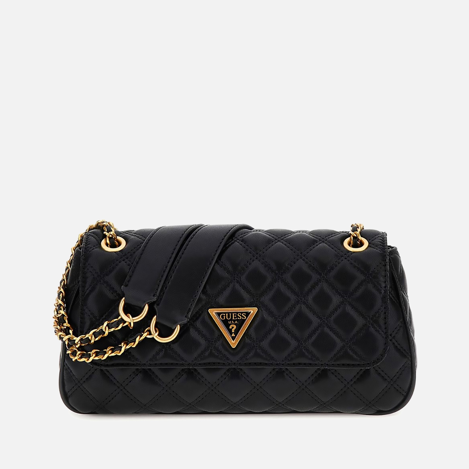 Guess Giully Quilted Faux Leather Crossbody Bag