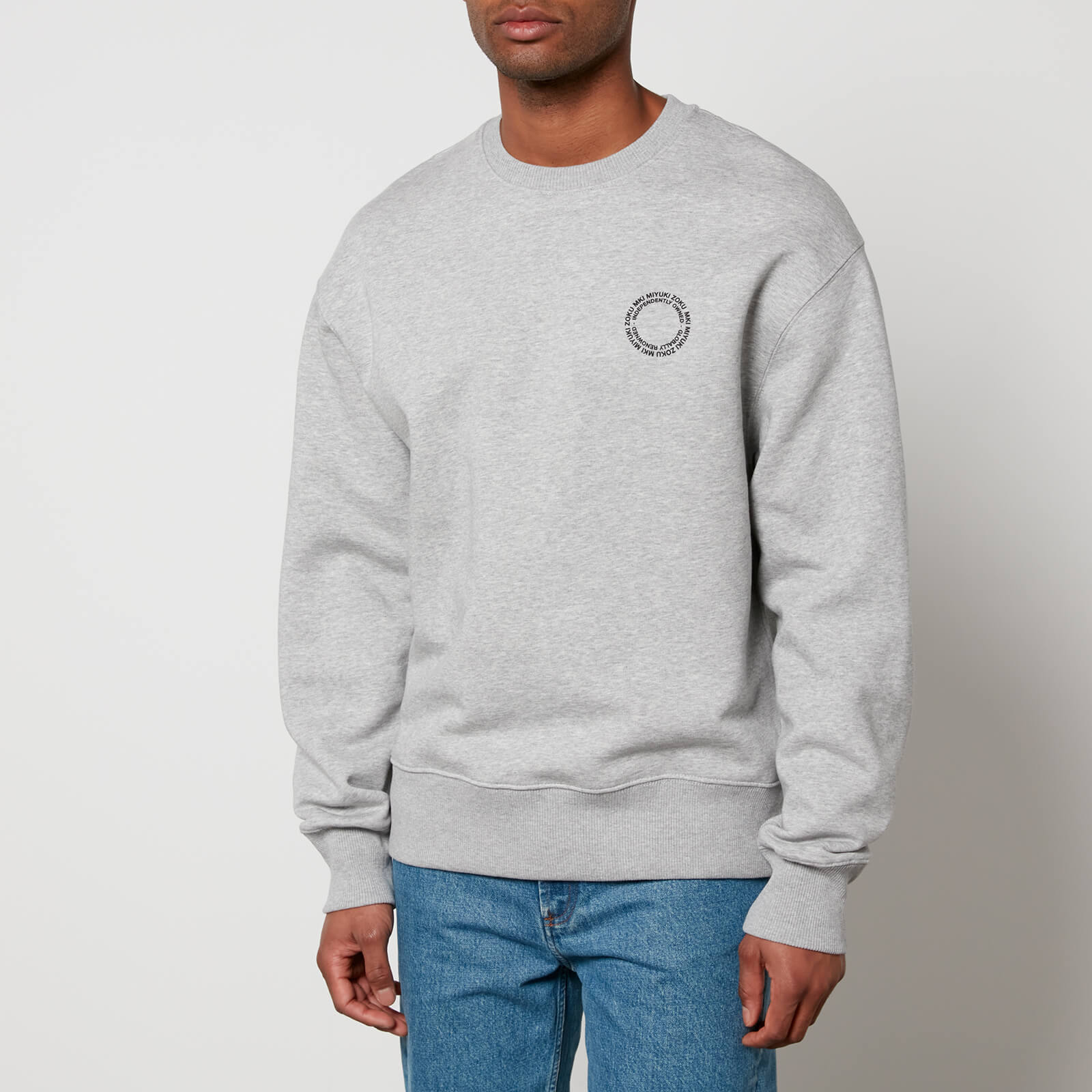 MKI MIYUKI ZOKU Circle Cotton-Blend Jersey Sweatshirt - L