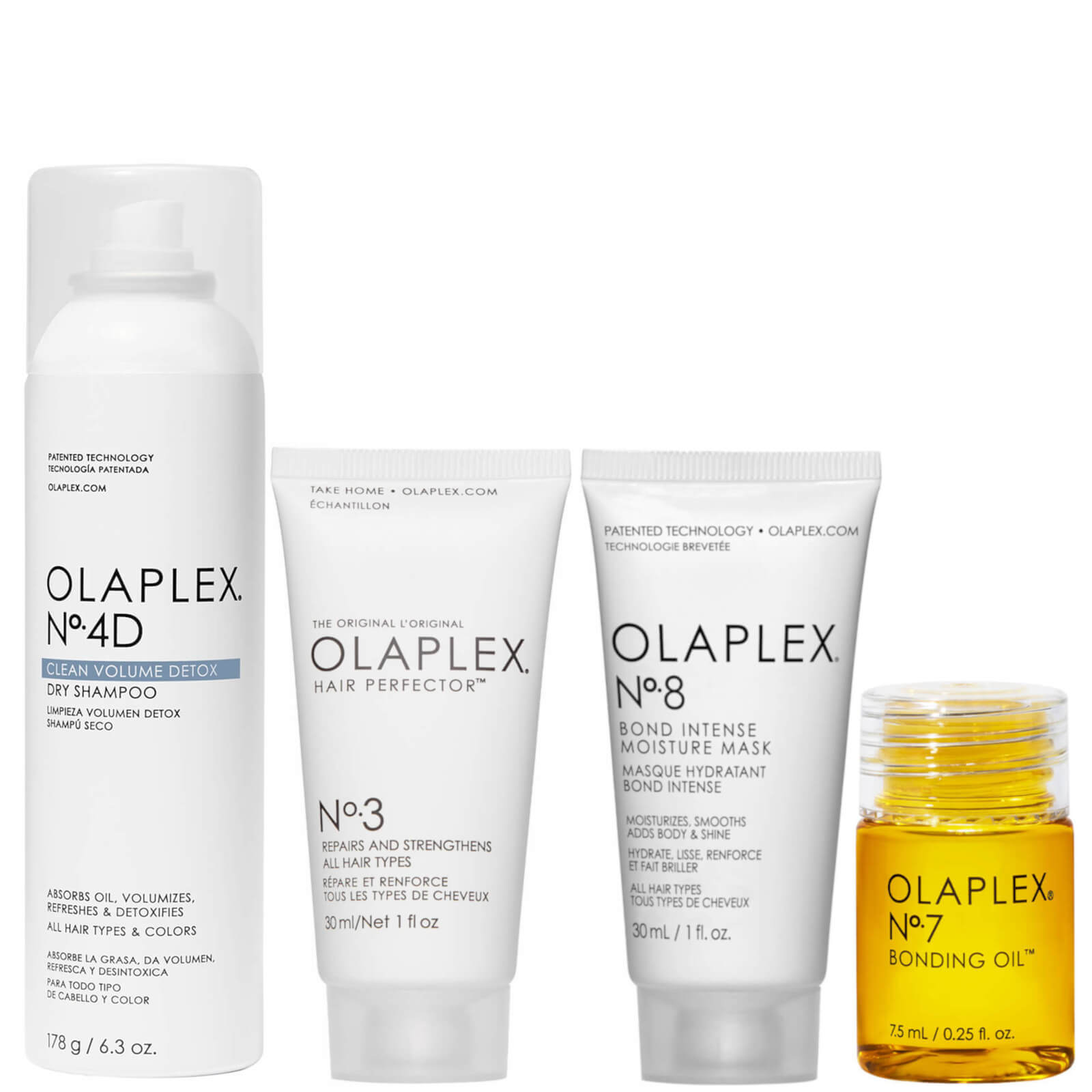 

Olaplex No.4D, No.3, No.8 and No.7 Bundle