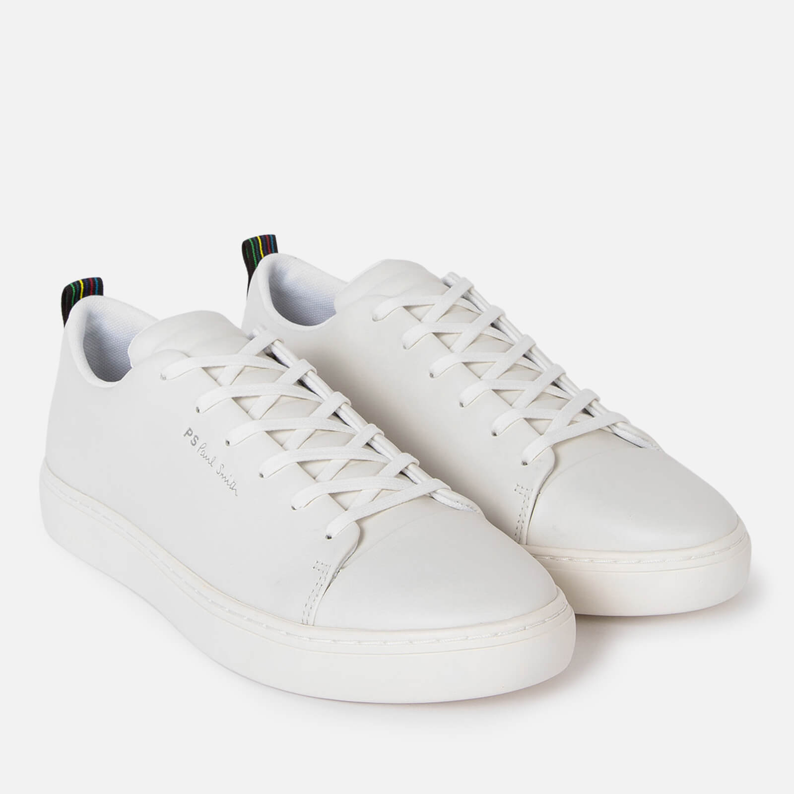 Ps Paul Smith White Lee Leather Trainers - Uk Men's Size 9