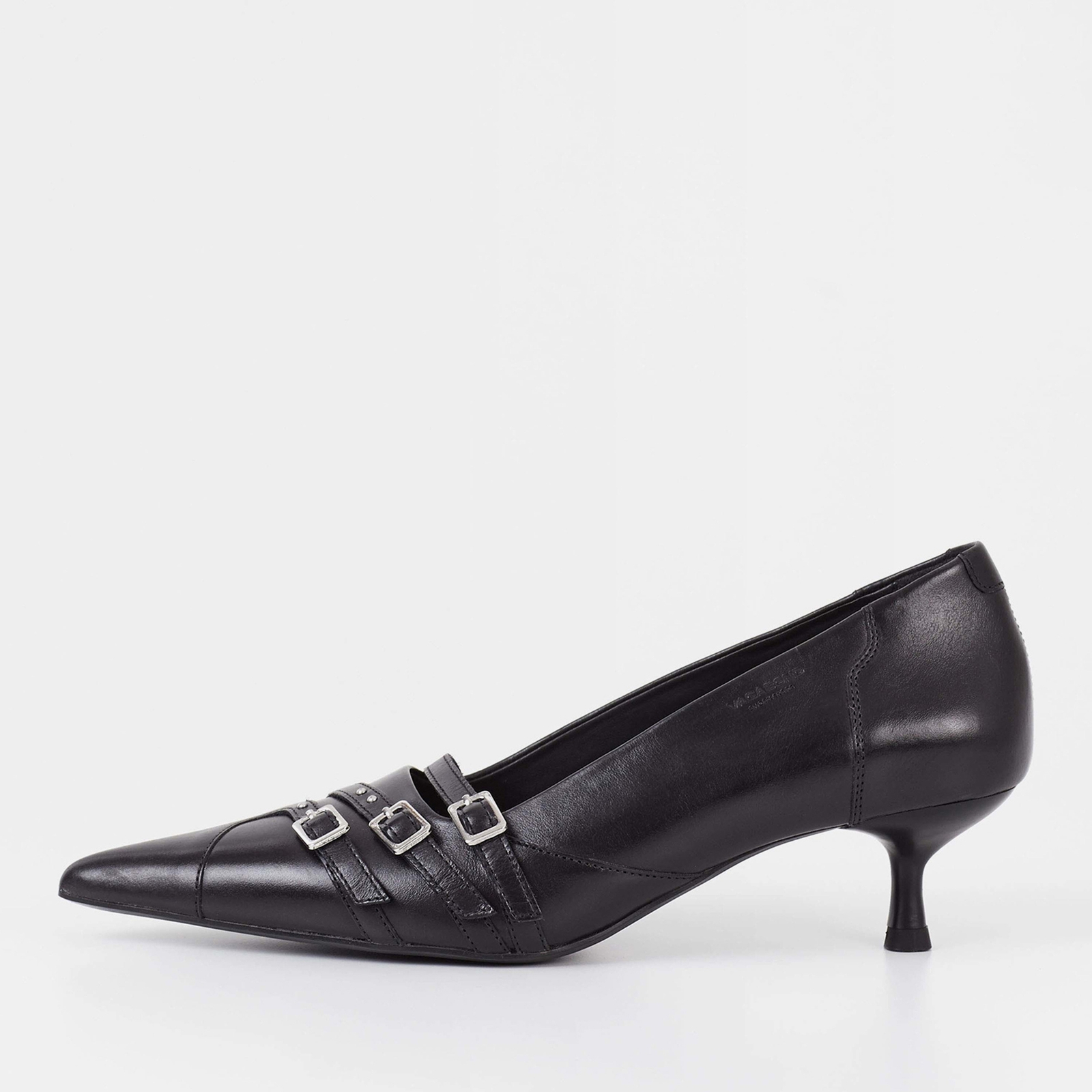 Vagabond Women’s Lykke Leather Kitten Heeled Court Shoes