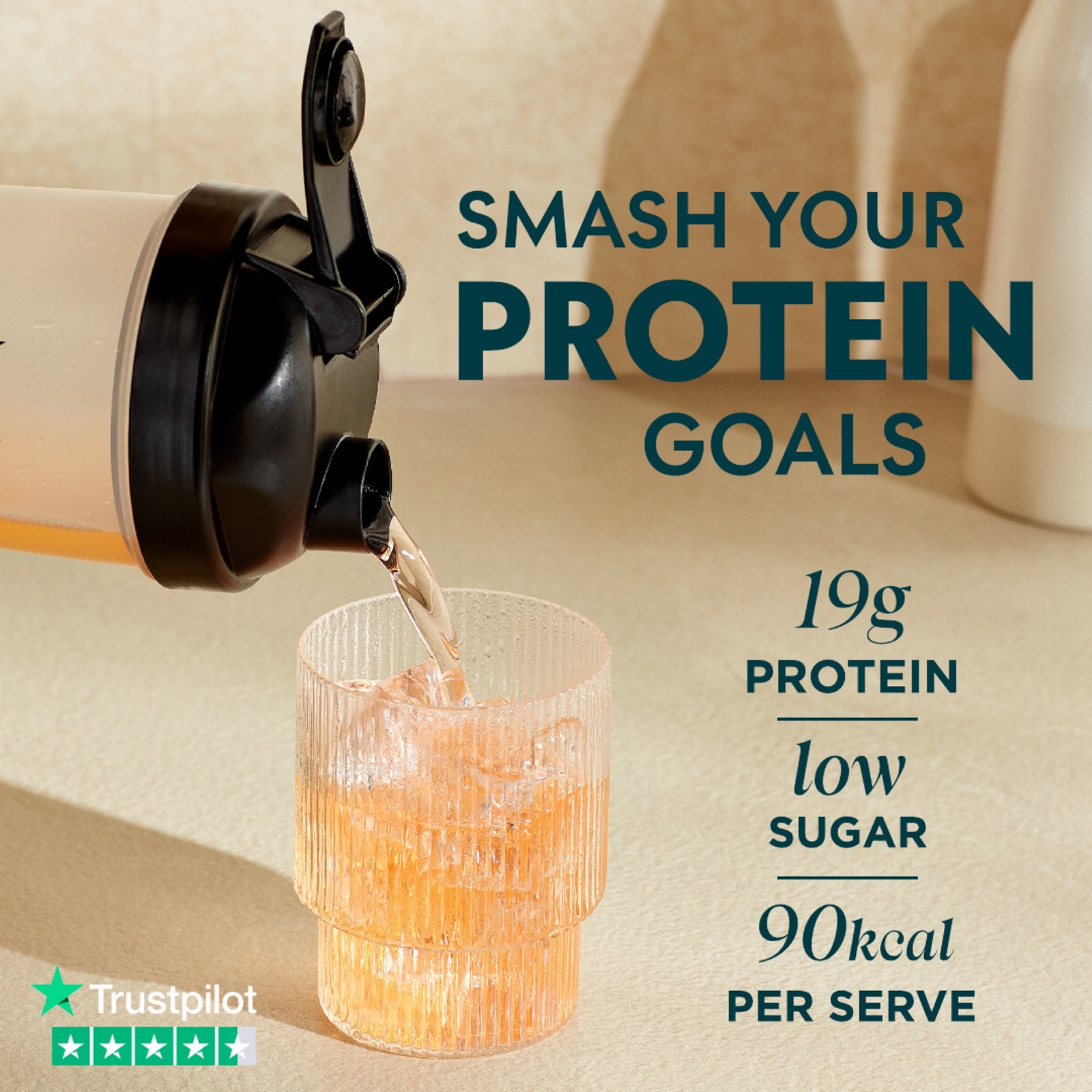 Myprotein Shaker Bottle - Black/Clear 600Ml, With Mix Ball, Protein Shakes, Protein Blends, On Go Shaker, Smooth, Lump Free Protein Shakes, Odourless-image