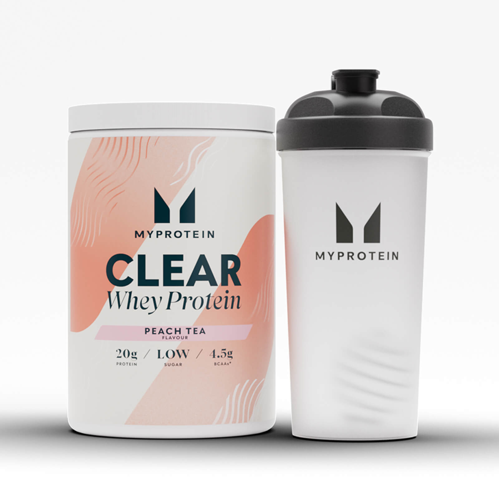 Image of Pacchetto Clear Protein - Shaker - Peach Tea