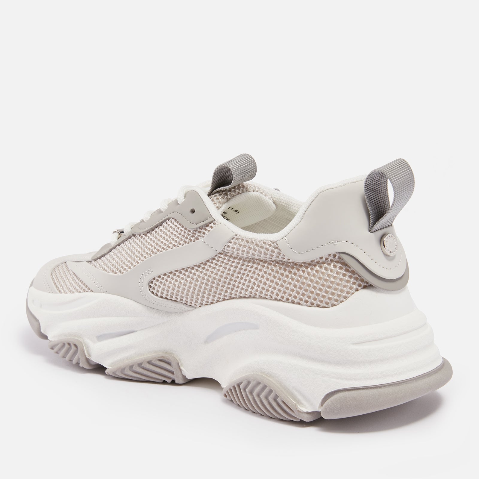 Steve Madden Women's Possession-E Faux Leather And Mesh Trainers - Uk 3