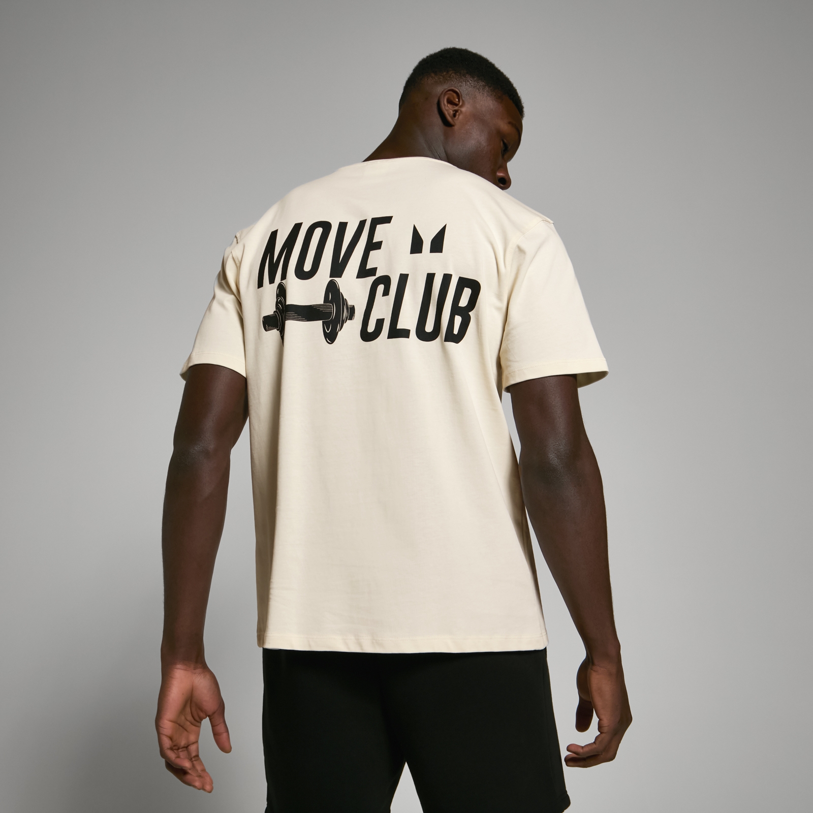 Image of T-shirt MP Oversize Move Club - Bianco vintage - S - M