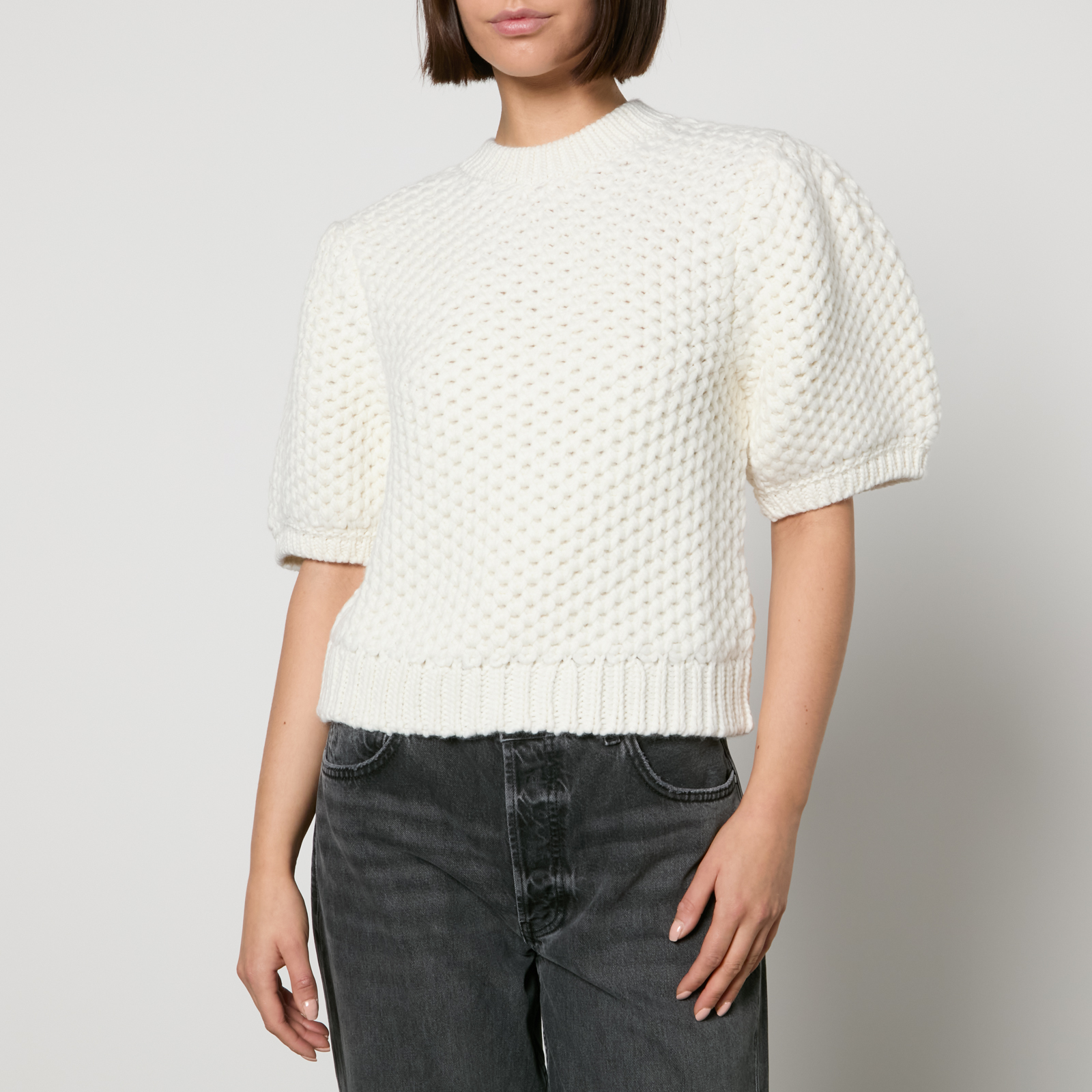 Anine Bing Brittany Wool-Blend Sweater - M
