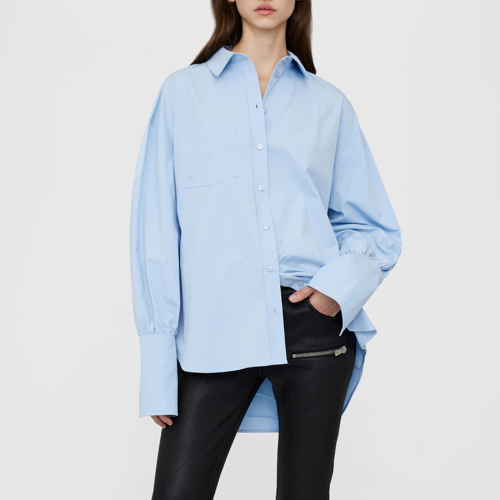 Anine Bing Women's Maxine Shirt - Blue - L