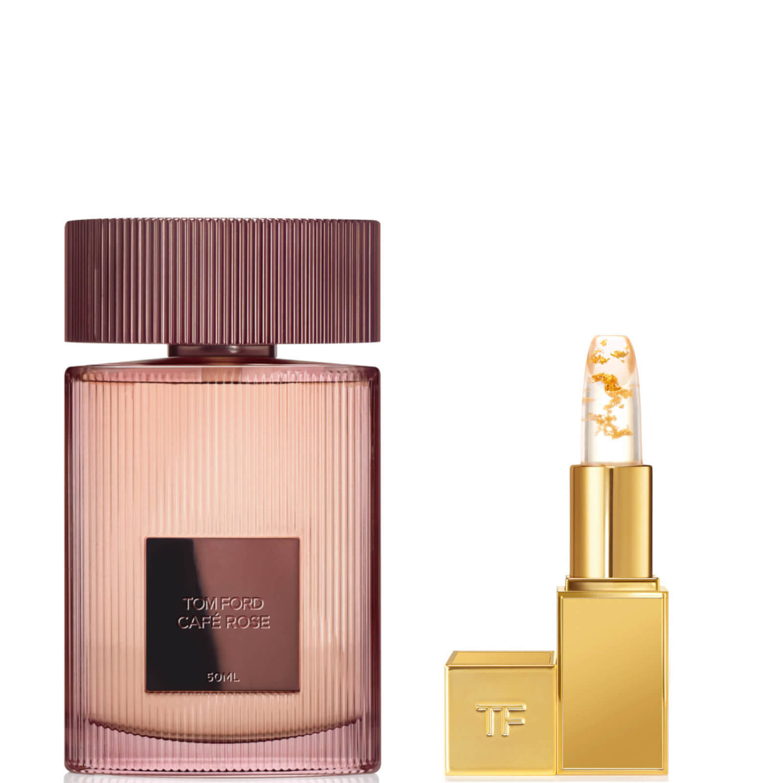 Photos - Women's Fragrance Tom Ford Café Rose Eau de Parfum 50ml and Lip Bundle TFCRSL050B 