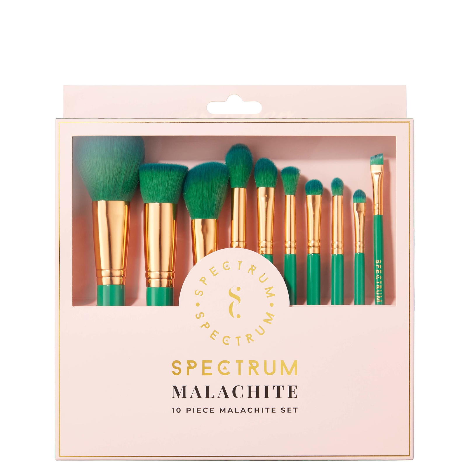 

Spectrum Malachite 10 Piece Malachite Green Makeup Brush Set