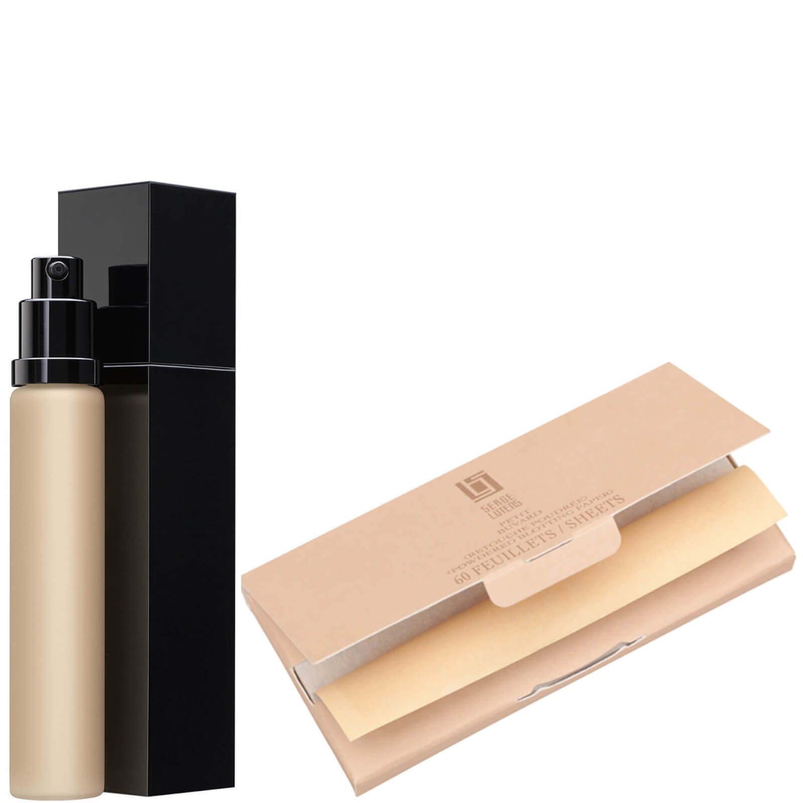 

Serge Lutens Petit Buvard Matifying Paper and Spectral Fluid Foundation 30ml Bundle (Various Shades) - I10