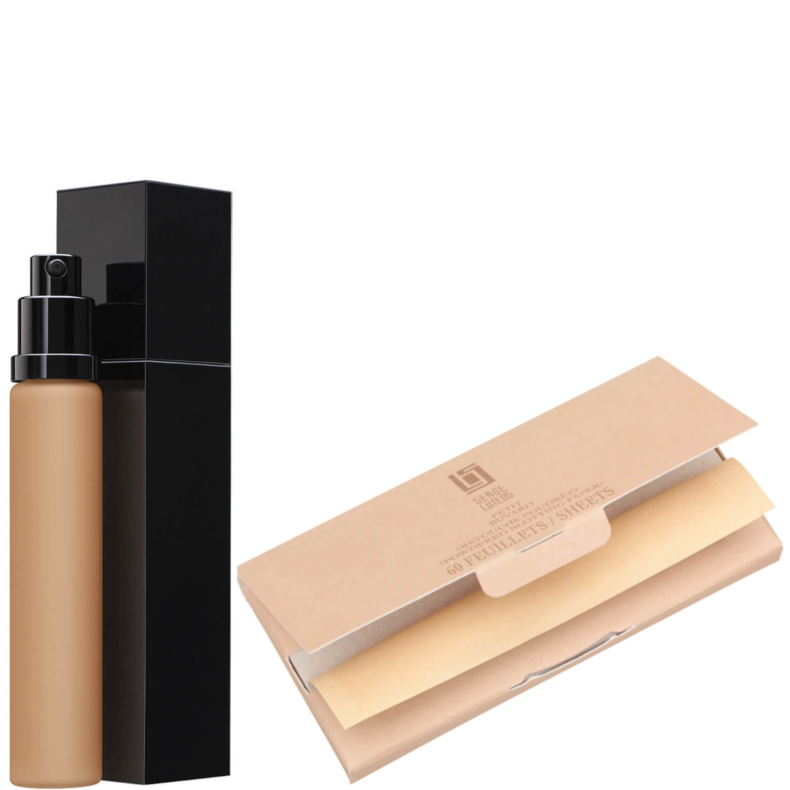 

Serge Lutens Petit Buvard Matifying Paper and Spectral Fluid Foundation 30ml Bundle (Various Shades) - G40