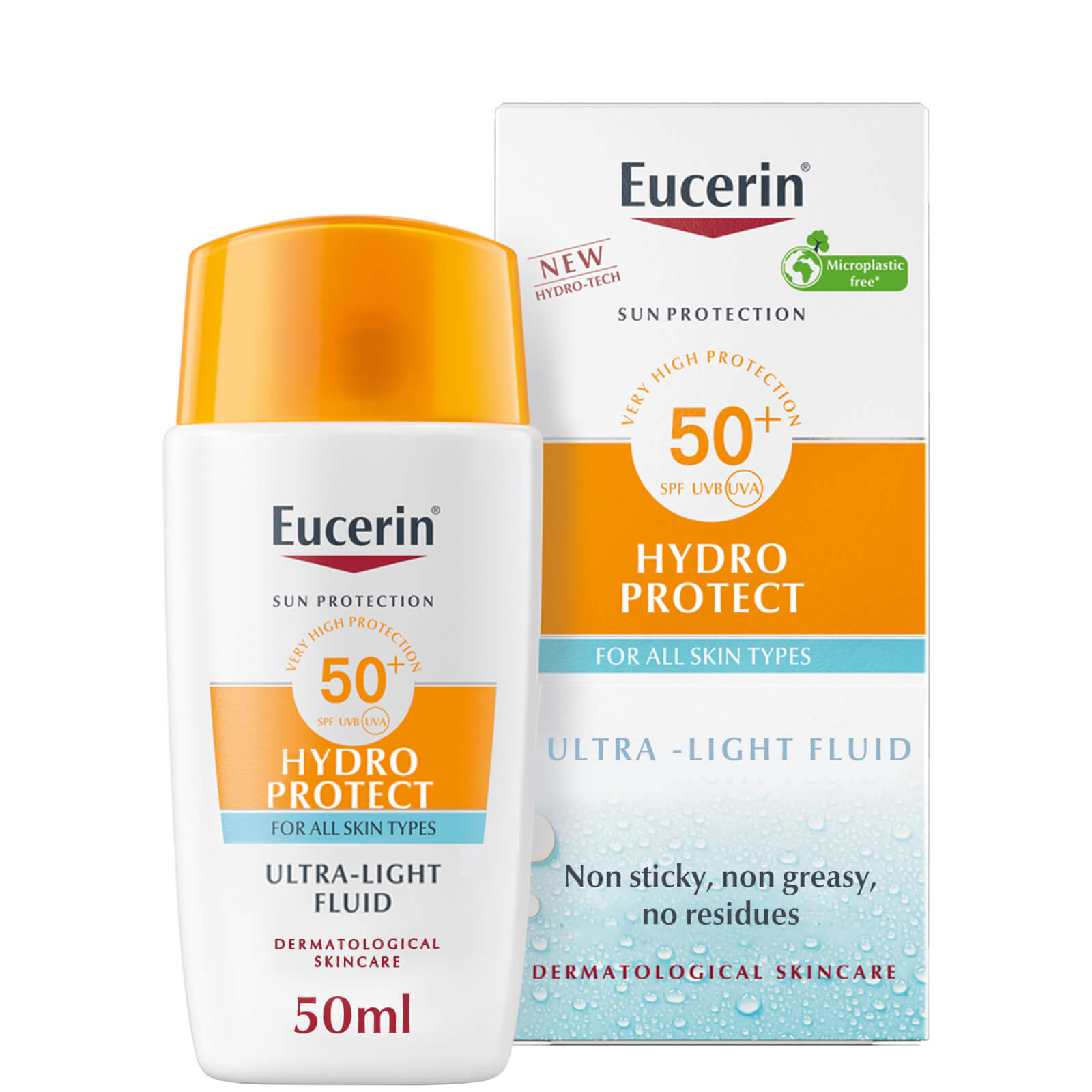 

Eucerin Travel Size Sun Hydro Protect Face Fluid SPF 50 50ml