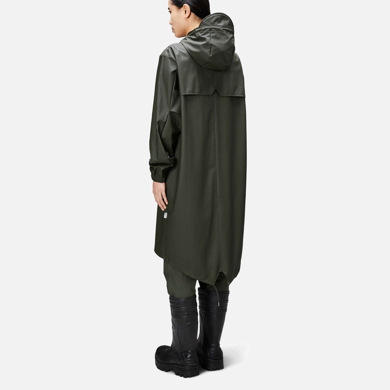 Rains Women's Fishtail Waterproof Shell Parka - S