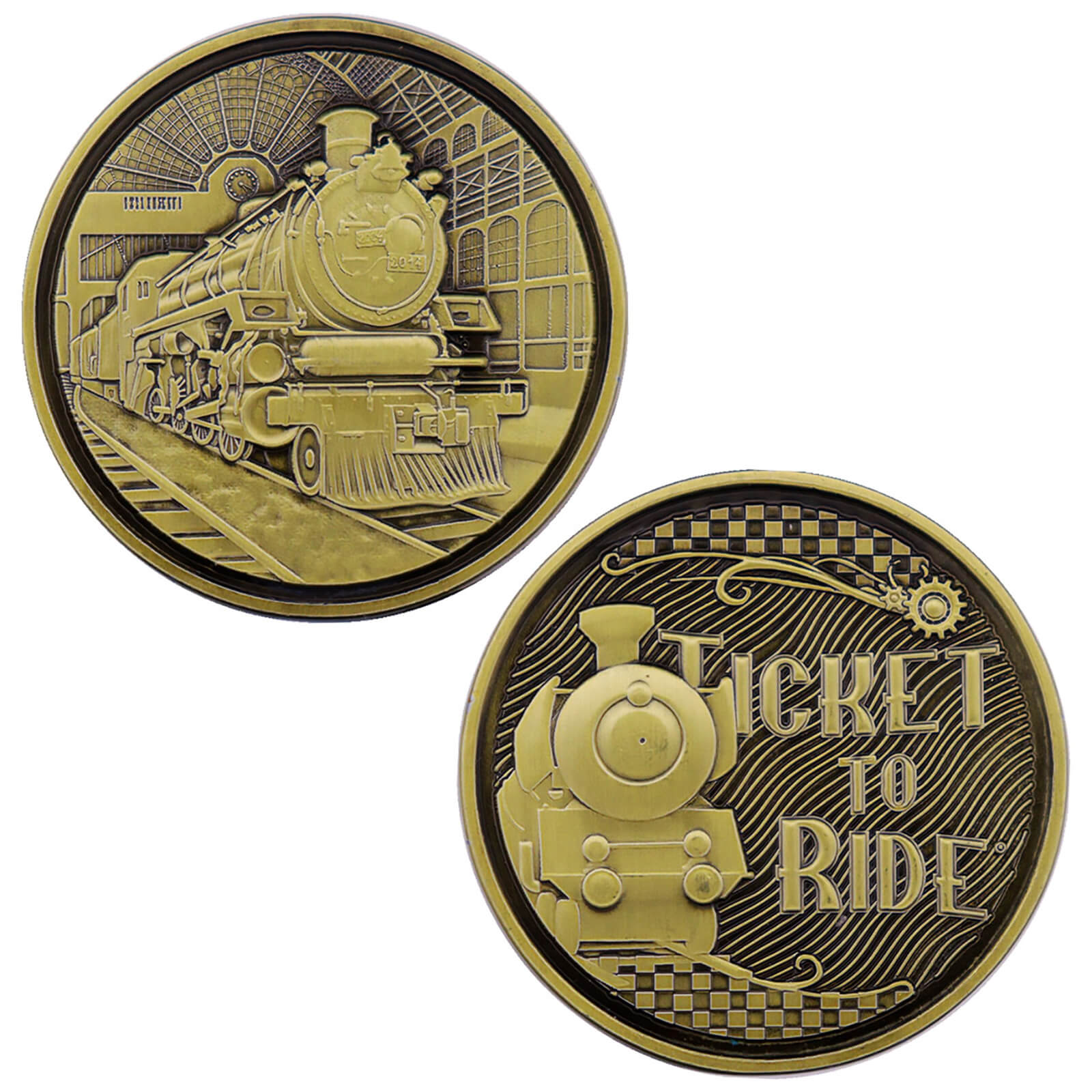 Click to view product details and reviews for Ticket To Ride Limited Edition Collectible Train Coin By Fanattik.