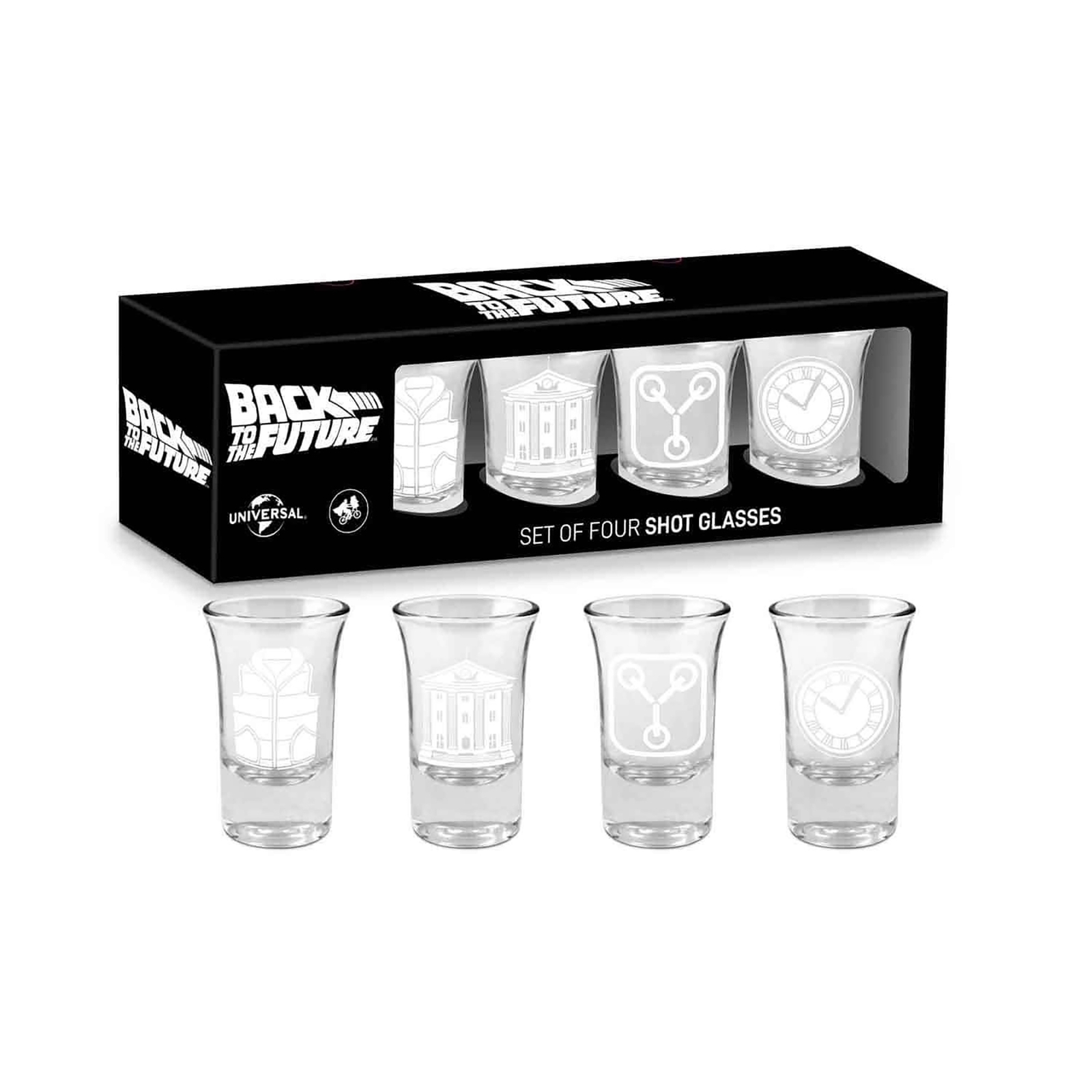 Click to view product details and reviews for Back To The Future Premium Set Of 4 Shot Glasses.