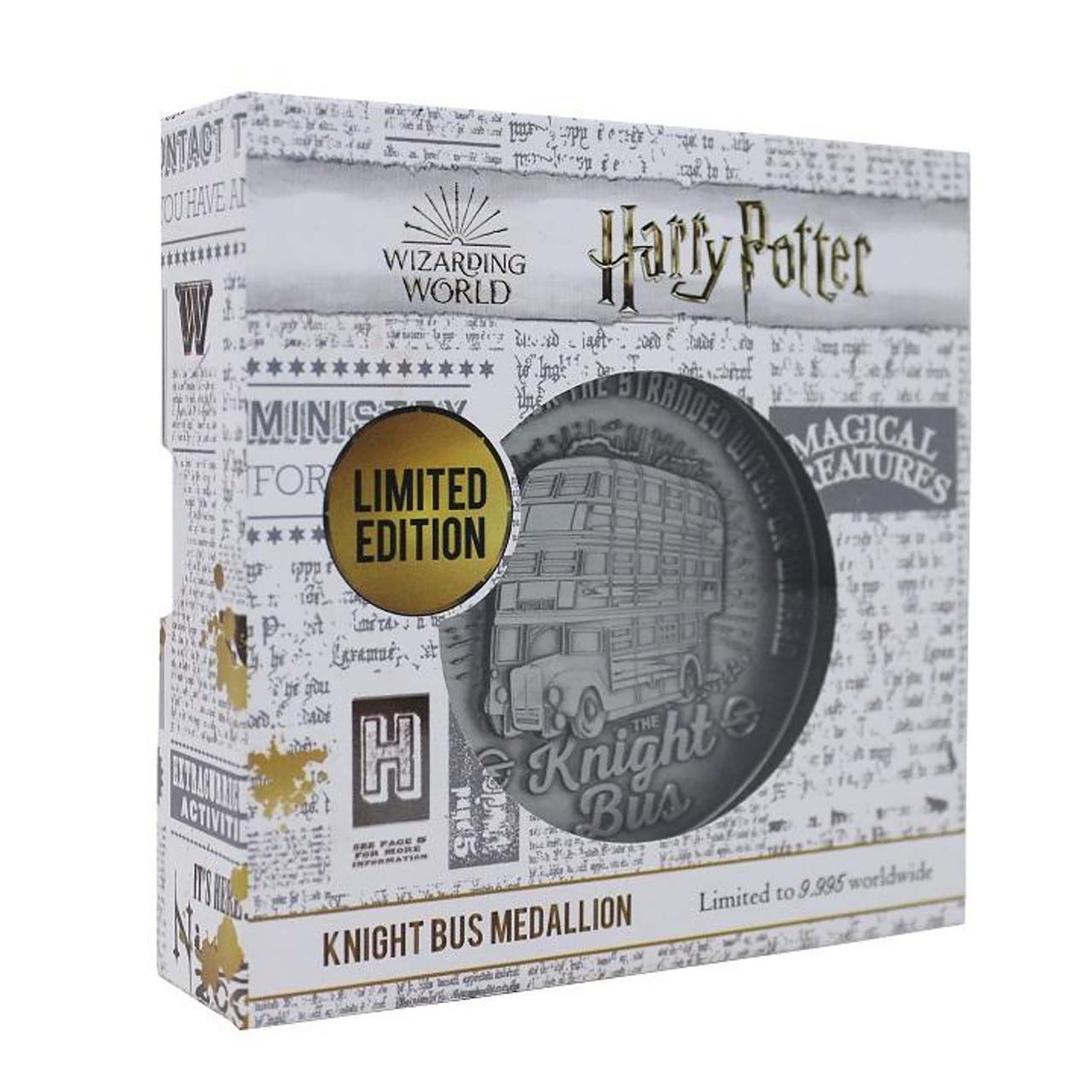Click to view product details and reviews for Harry Potter Limited Edition Knight Bus Medallion.