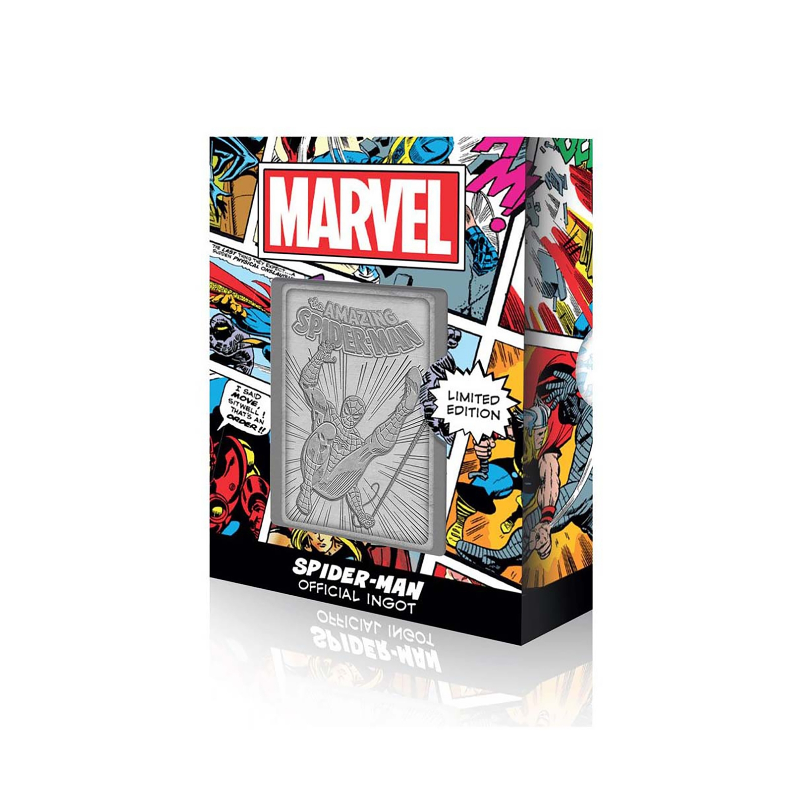 Click to view product details and reviews for Marvel Limited Edition Spider Man Ingot.