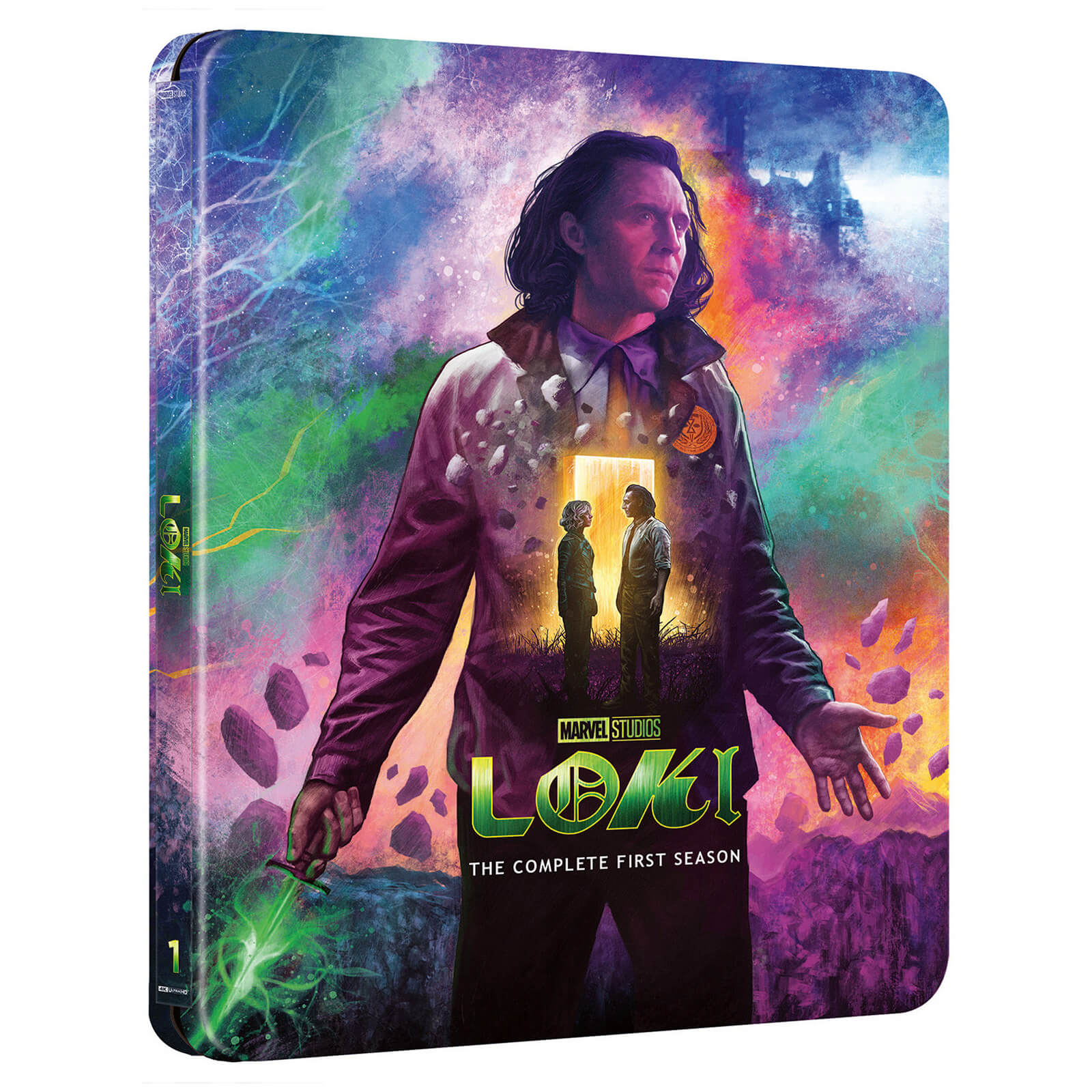 Loki Season 1 4K Ultra HD SteelBook Includes Artcards (Disney+ Original)