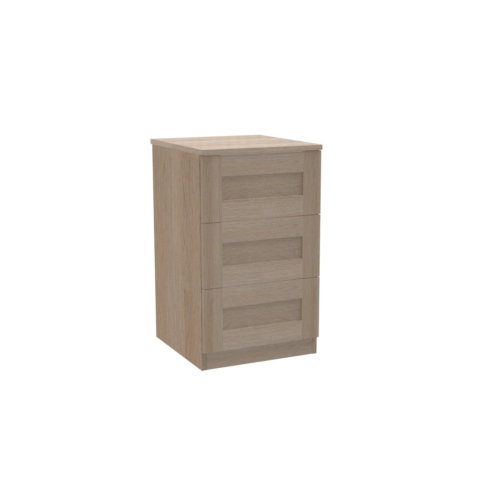 House Beautiful Honest Narrow Chest of Drawers - Oak Effect Carcass, Oak Effect Drawer Fronts (W)450mm x (H)756mm thumbnail
