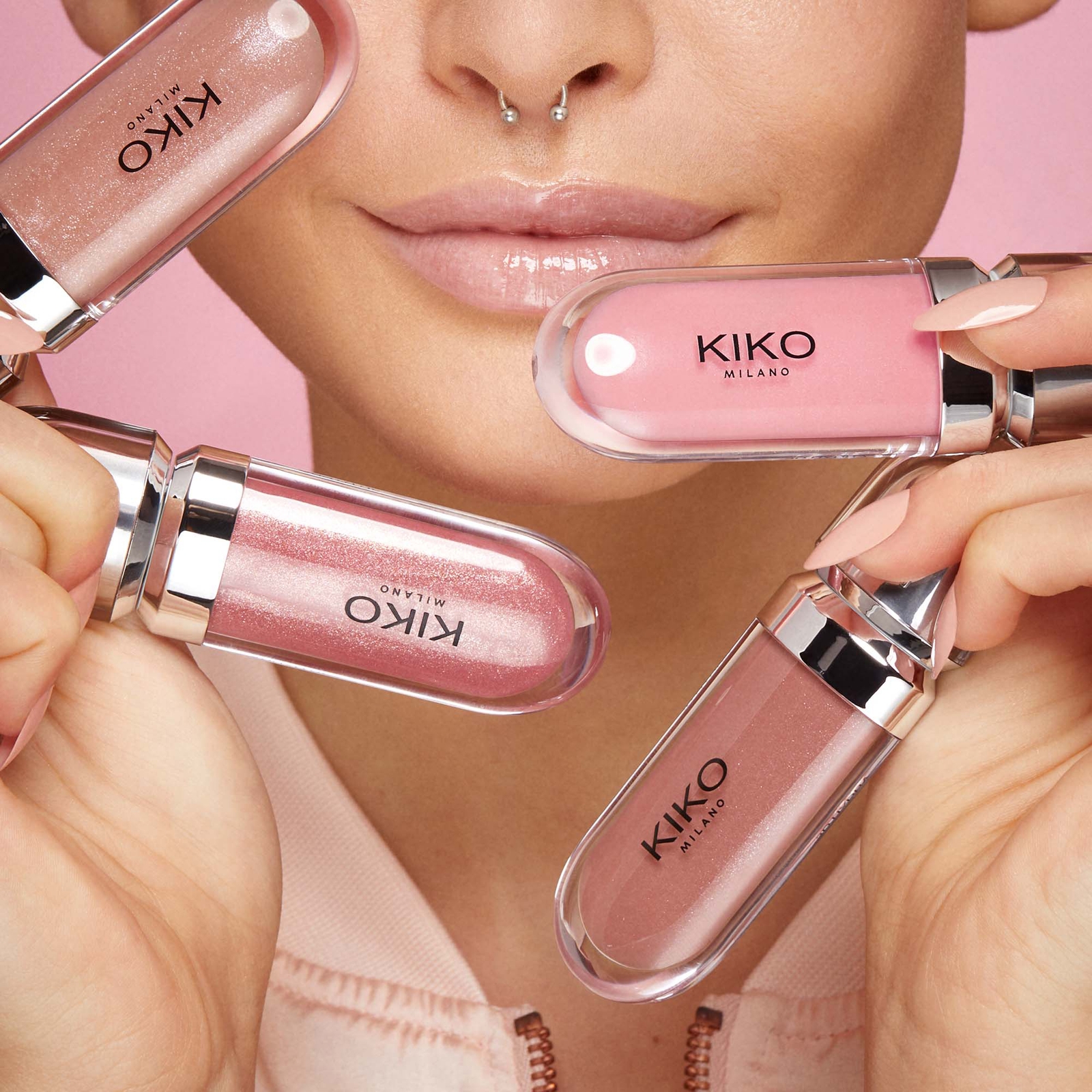 Thumbnail - KIKO Milano 3D Hydra Lipgloss 6.5ml (Various Shades) - 06 Candy Rose