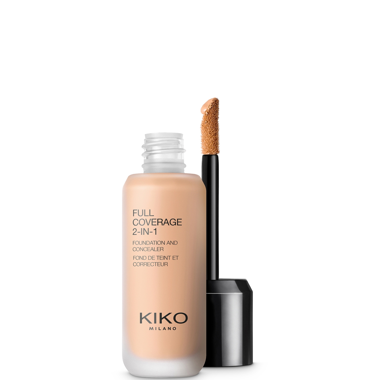 KIKO Milano Full Coverage 2-in-1 Foundation and Concealer 25ml (Various Shades) - 20 Cool Rose