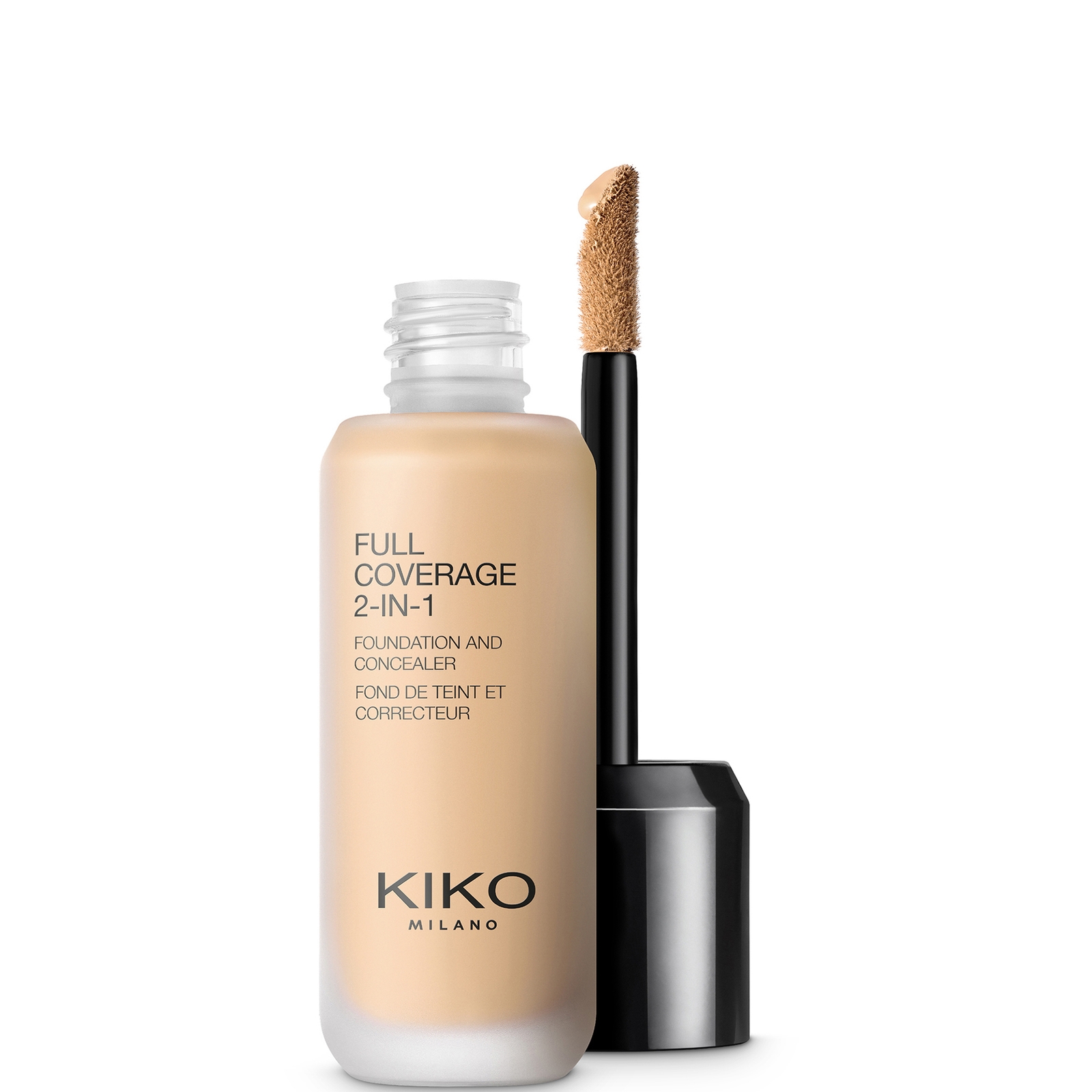 KIKO Milano Full Coverage 2-in-1 Foundation and Concealer 25ml (Various Shades) - 15 Warm Beige