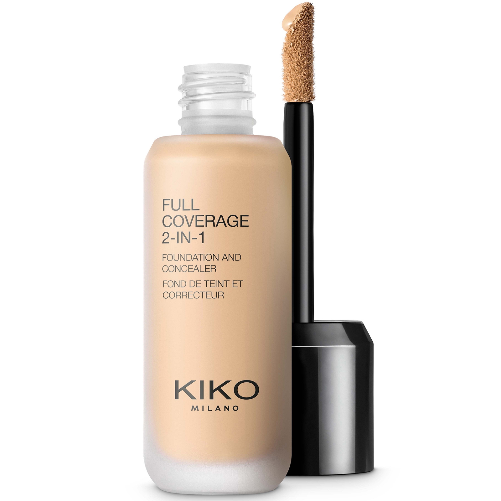 KIKO Milano Full Coverage 2-in-1 Foundation and Concealer 25ml (Various Shades) - 15 Warm Beige