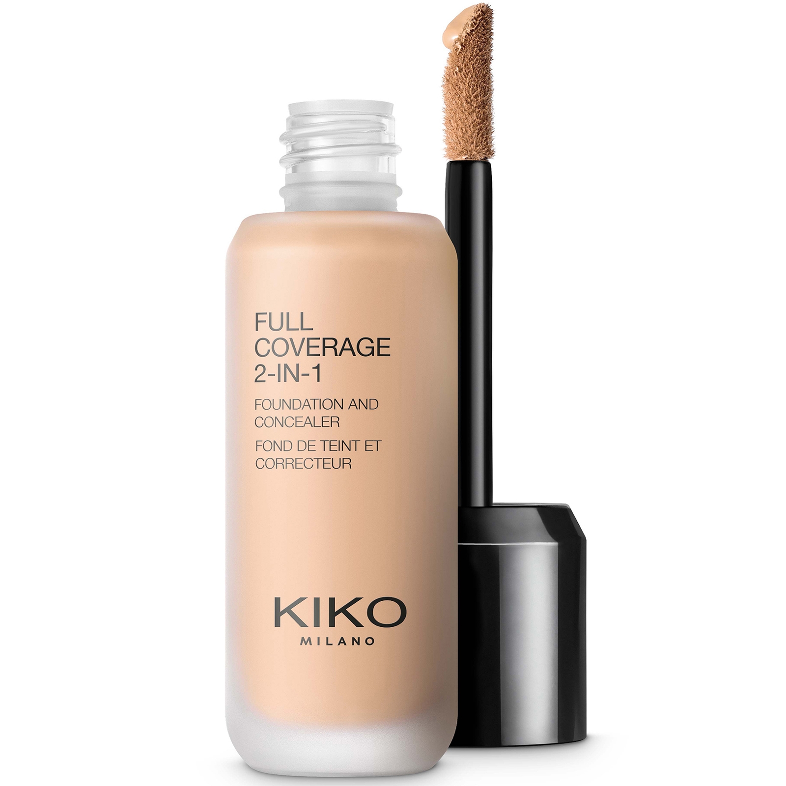 KIKO Milano Full Coverage 2-in-1 Foundation and Concealer 25ml (Various Shades) - 30 Warm Beige