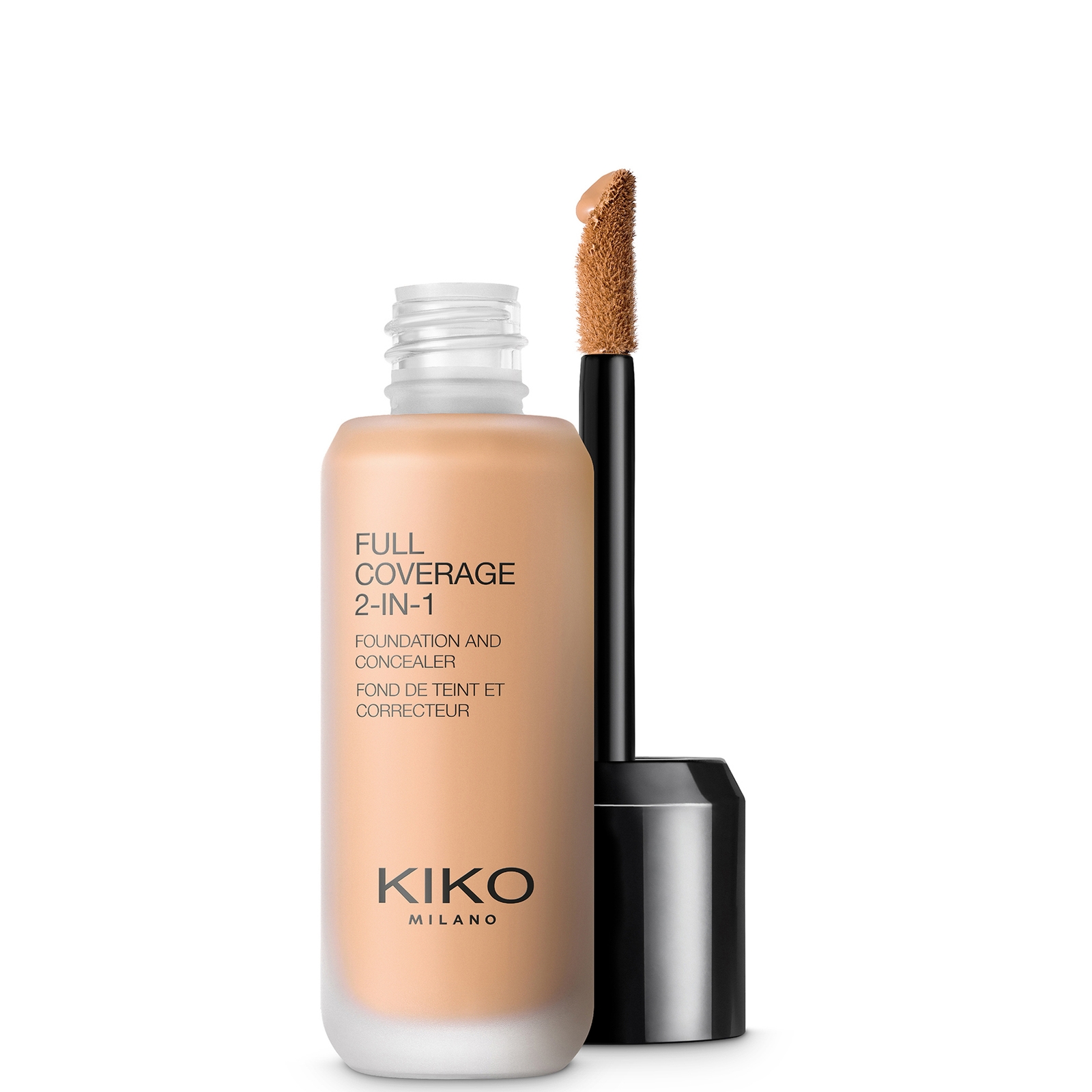 KIKO Milano Full Coverage 2-en-1 Fond de Teint et Correcteur 25 ml (nuances variées) - 80 Neutral