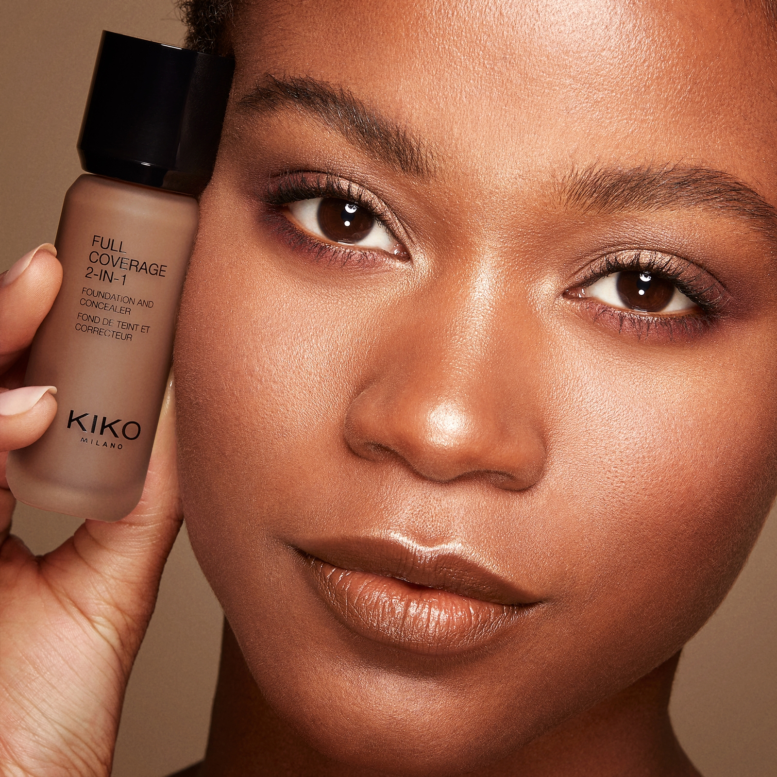 Thumbnail - KIKO Milano Full Coverage 2-in-1 Foundation and Concealer 25ml (Various Shades) - 170 Neutral
