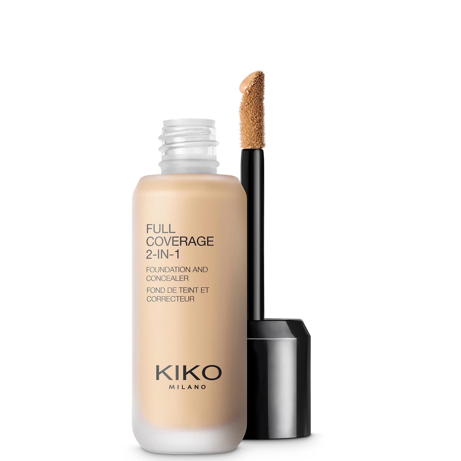 KIKO Milano Full Coverage 2-in-1 Foundation and Concealer 25ml (Various Shades) - 25 Warm Beige